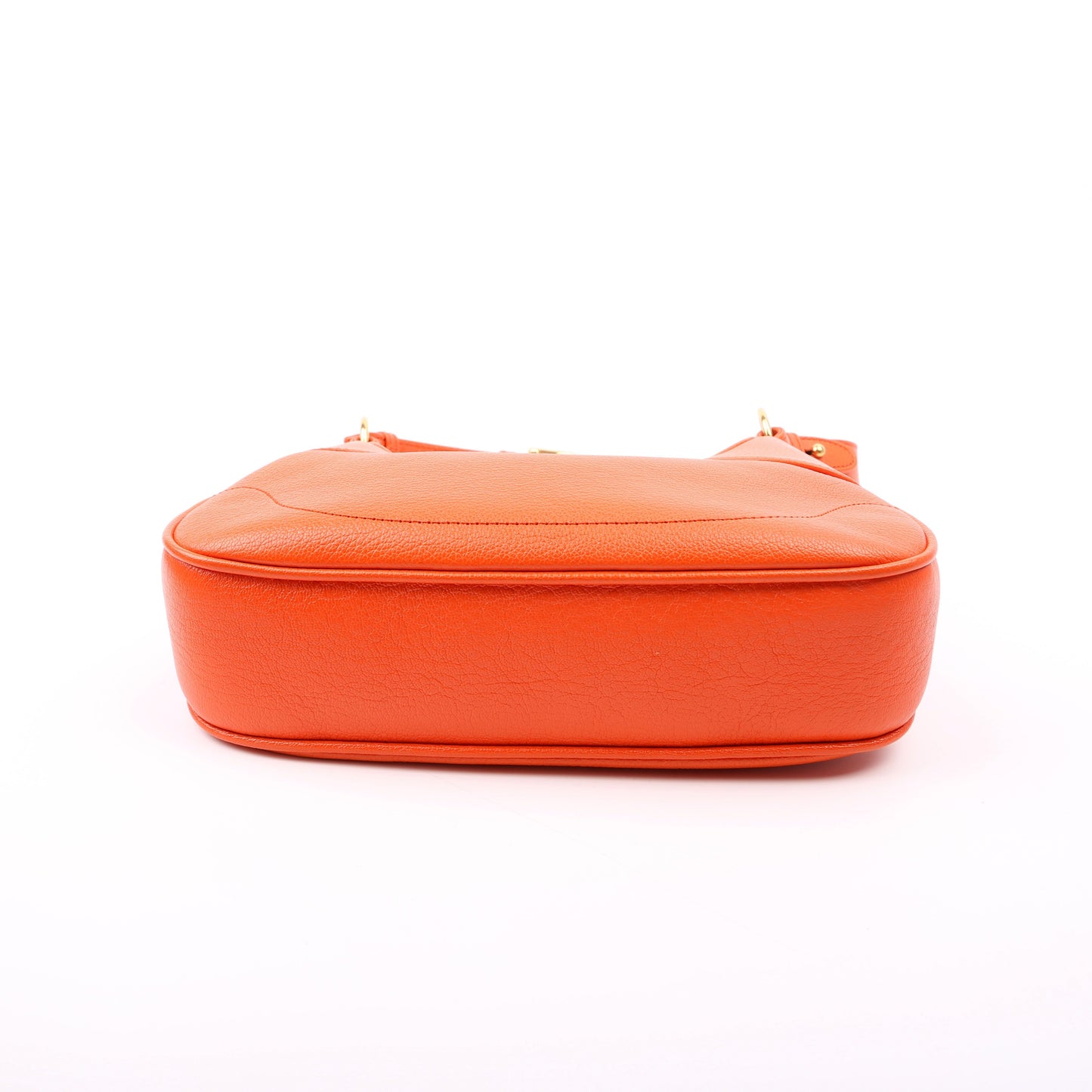 Gucci 731817 Aphrodite Leather Small Shoulder Orange Bag