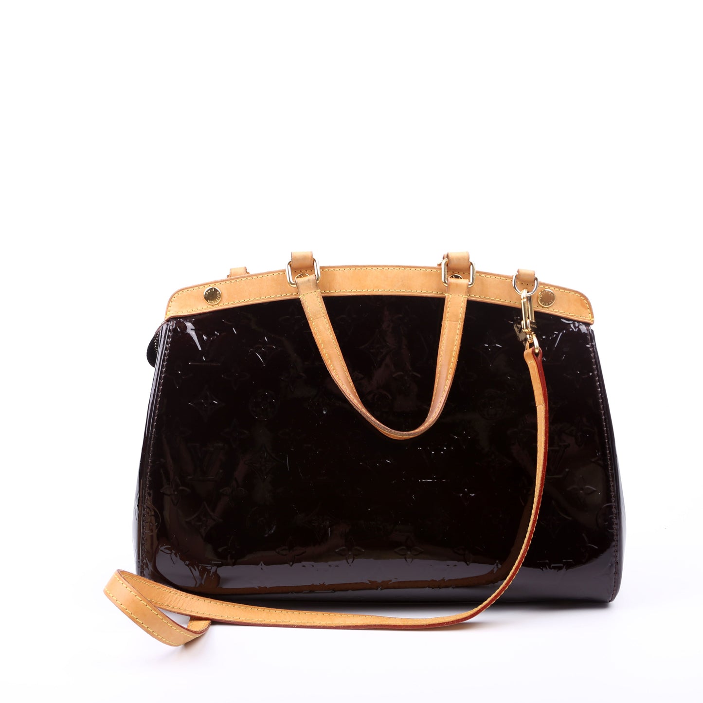 Louis Vuitton Brea PM Vernis Burgundy