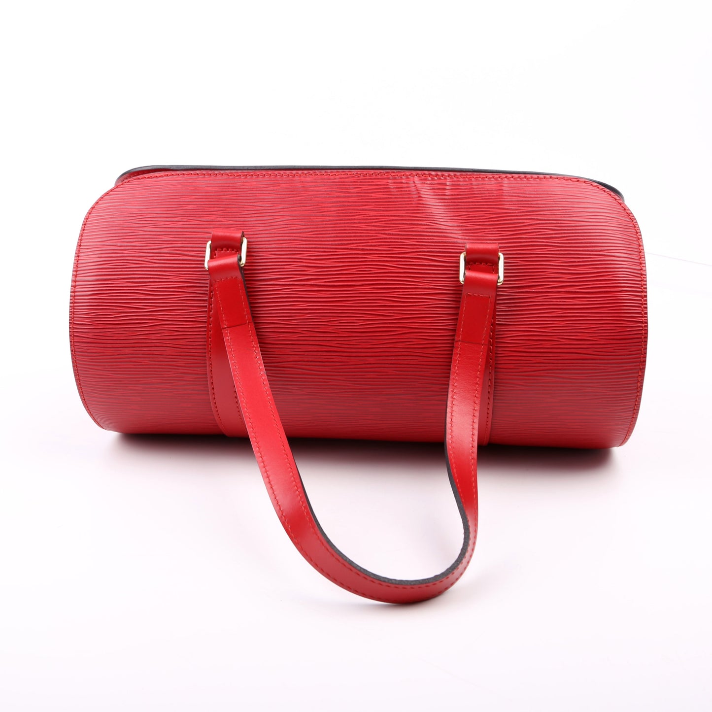 Louis Vuitton Soufflot With Pouch Epi Red