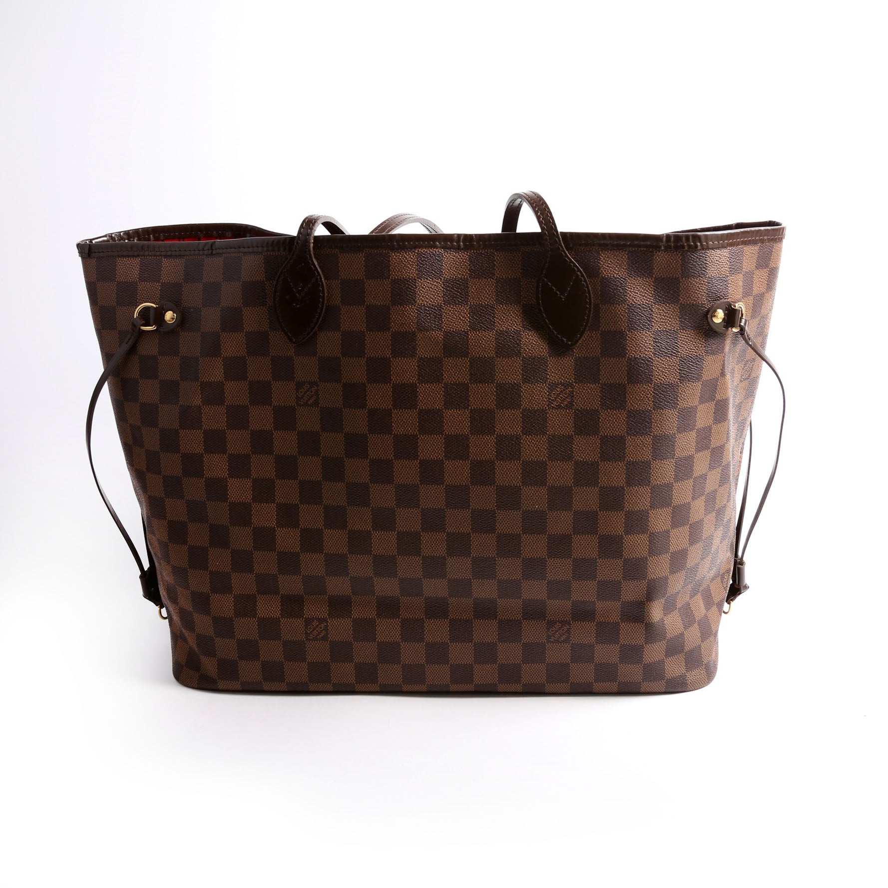 Louis Vuitton Neverfull GM Damier Ebene Red