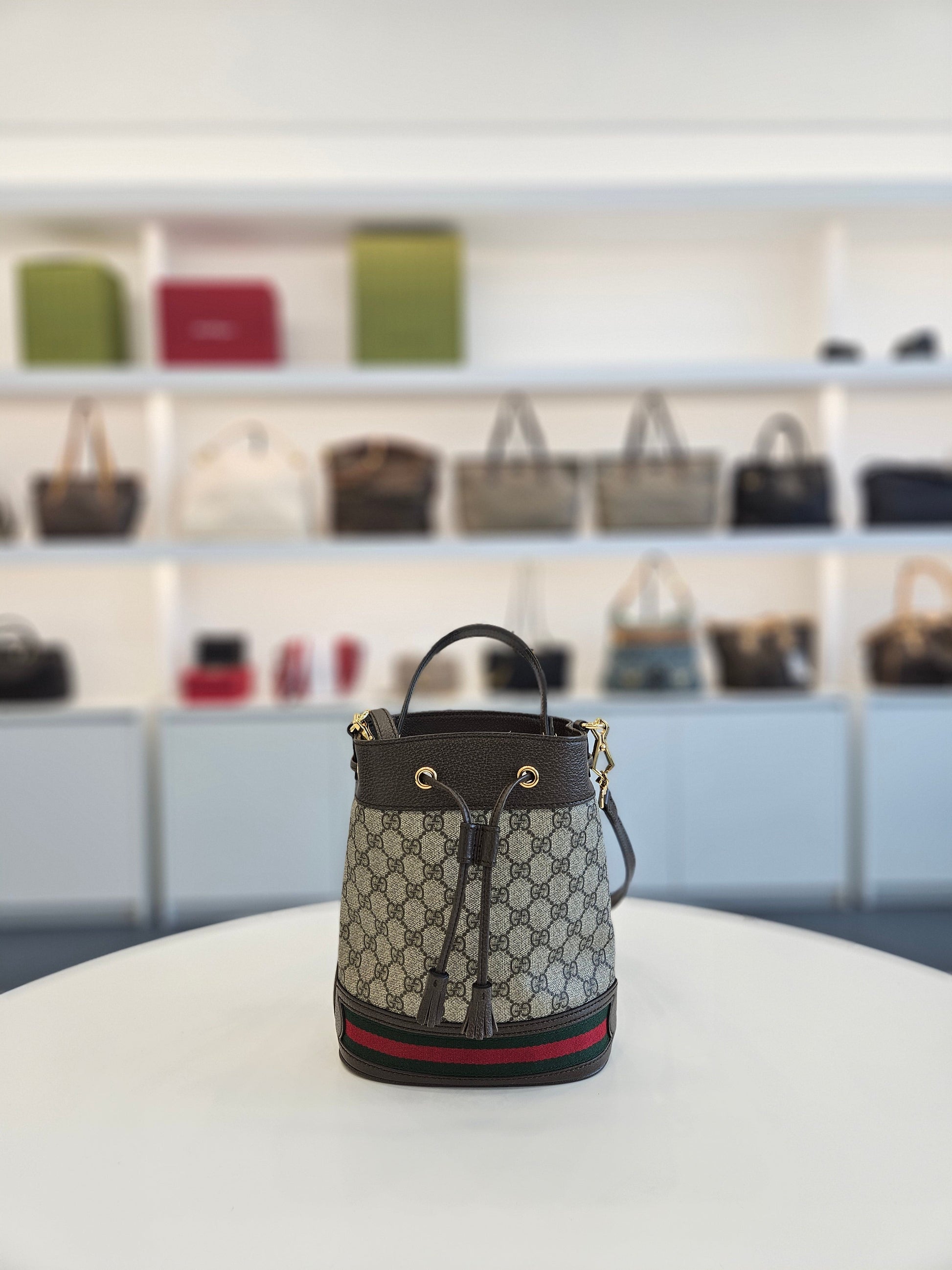 Gucci Canvas Shoulder Bag