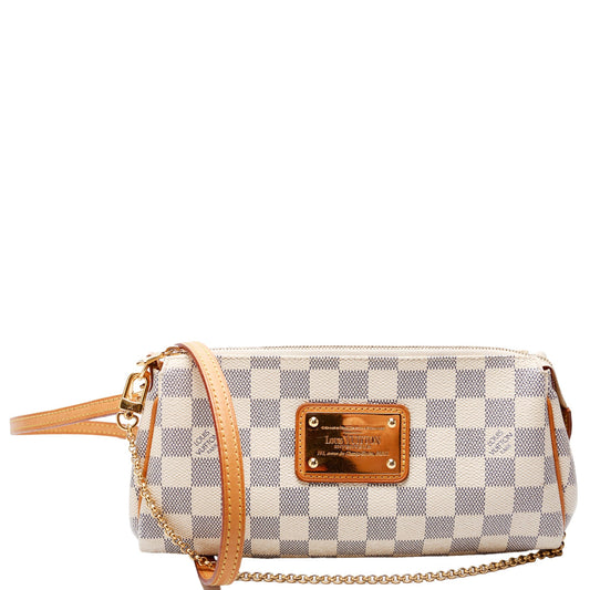 Louis Vuitton Eva Clutch Damier Azur