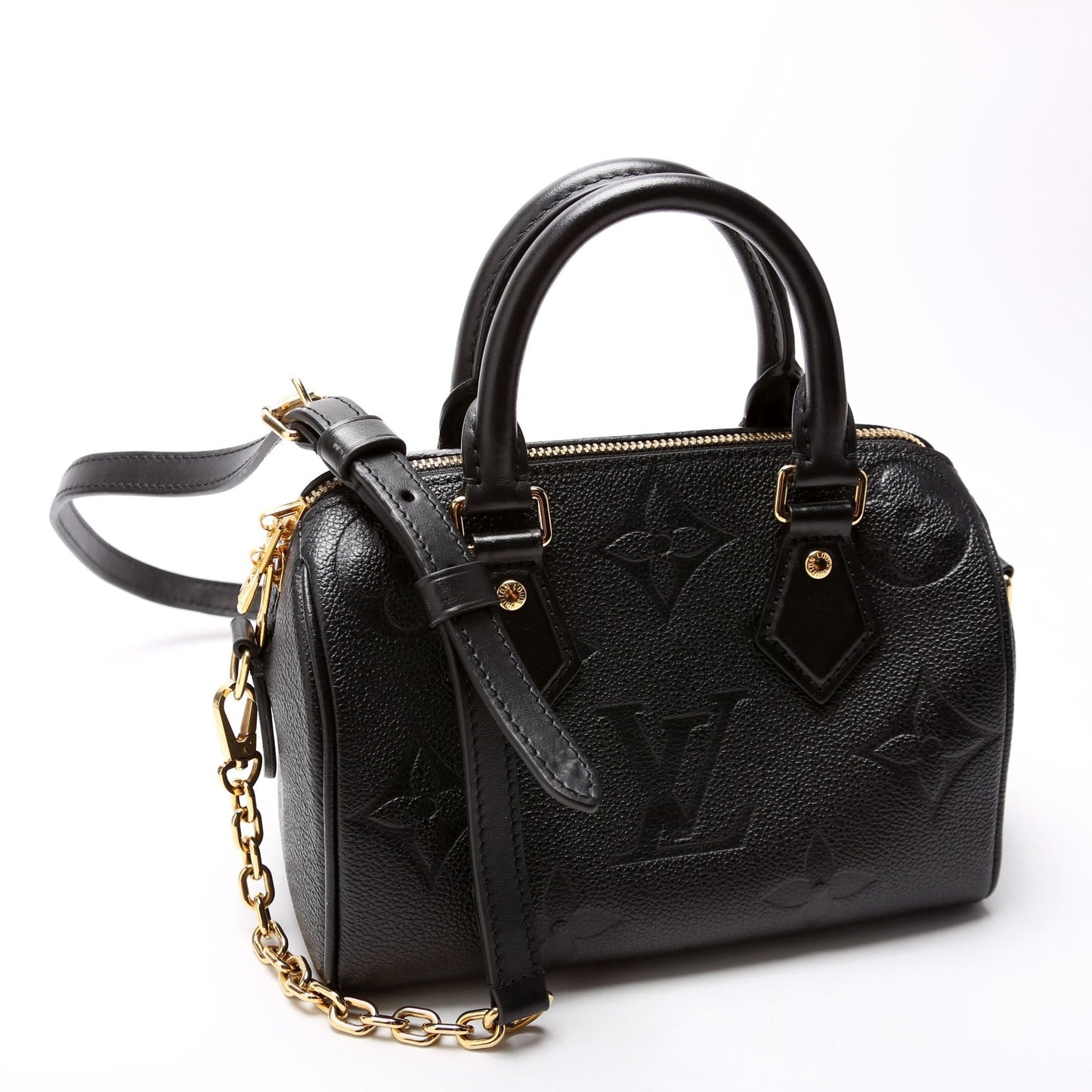 Louis Vuitton Speedy 20 W/Strap Empreinte NM Black