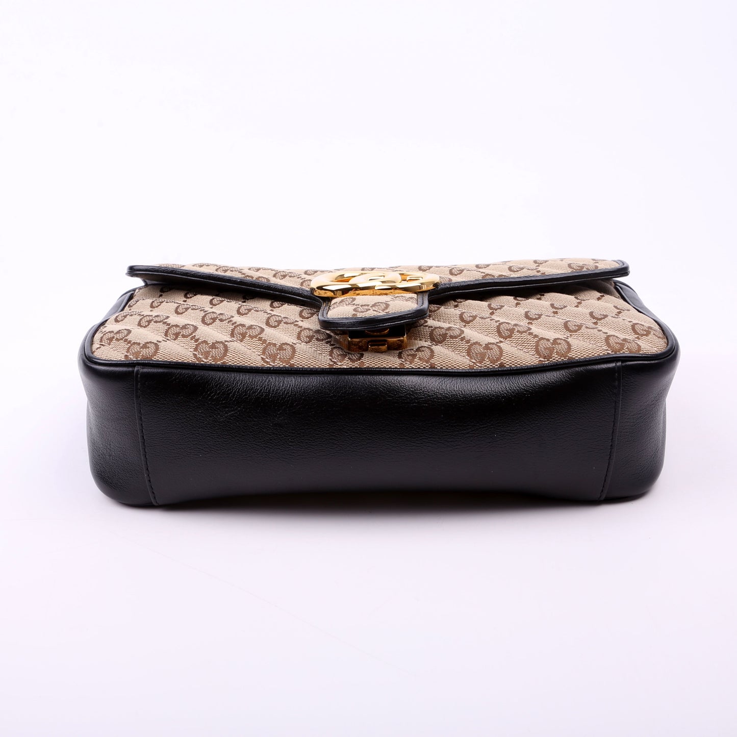Gucci 443497 Marmont GG Canvas Shoulder Small Flap Bag