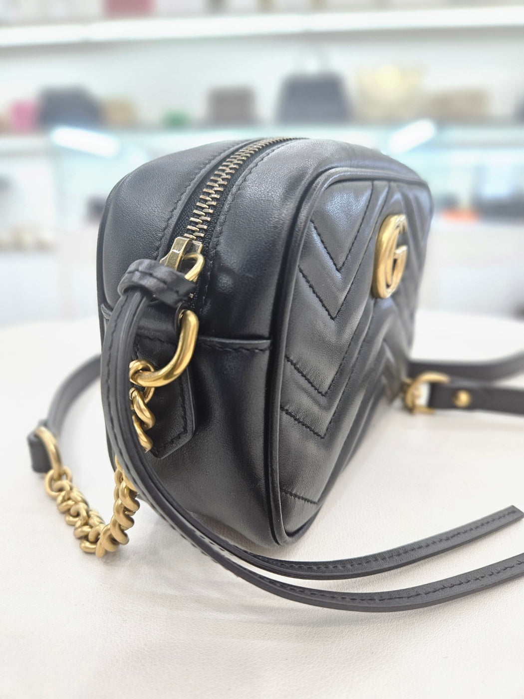 Gucci Leather Mini Crossbody