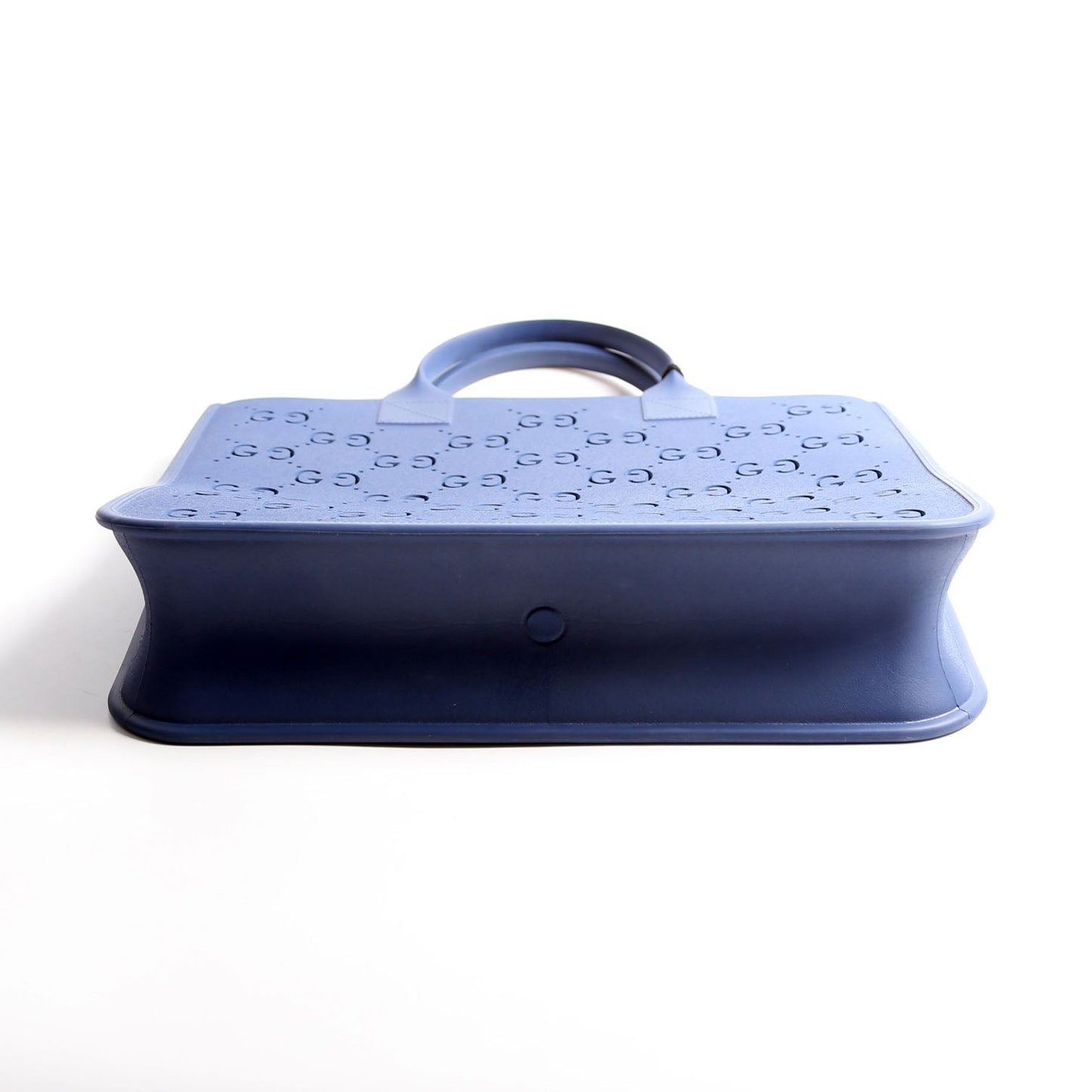 Gucci 679365 GG Rubber Child's Tote Blue Bag