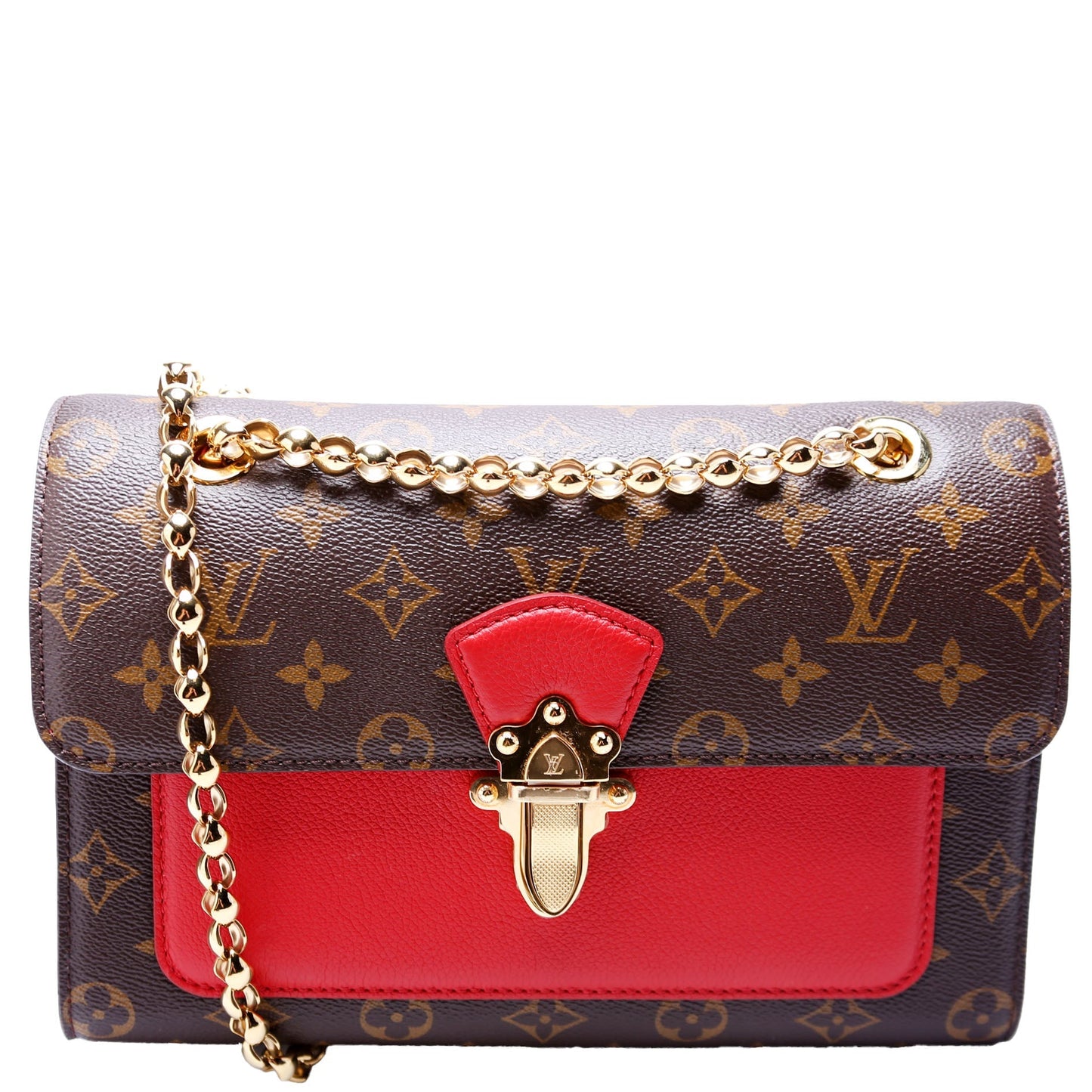 Louis Vuitton Victoire Monogram Red