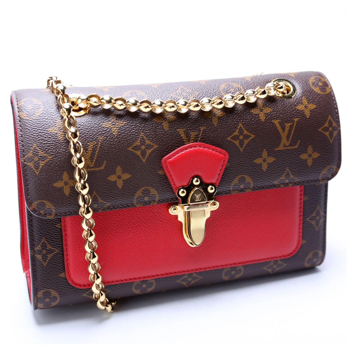 Louis Vuitton Victoire Monogram Red