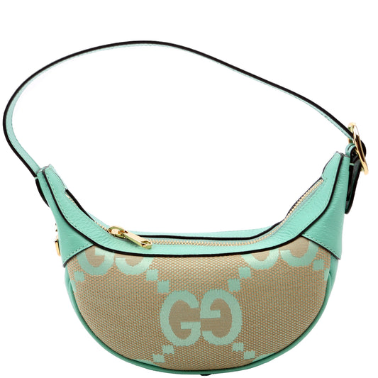 Gucci 658551 Ophidia Jumbo GG Mini Green Bag