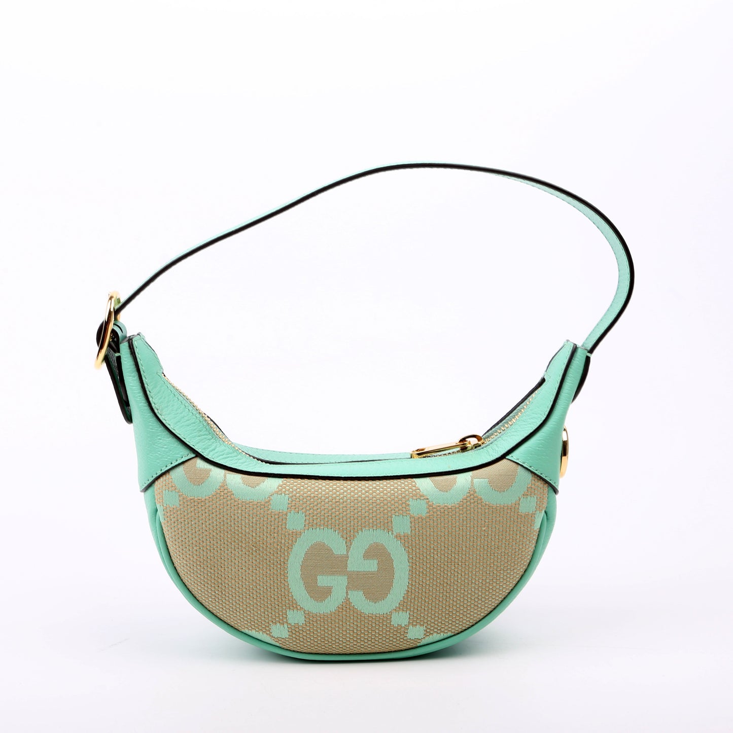 Gucci 658551 Ophidia Jumbo GG Mini Green Bag
