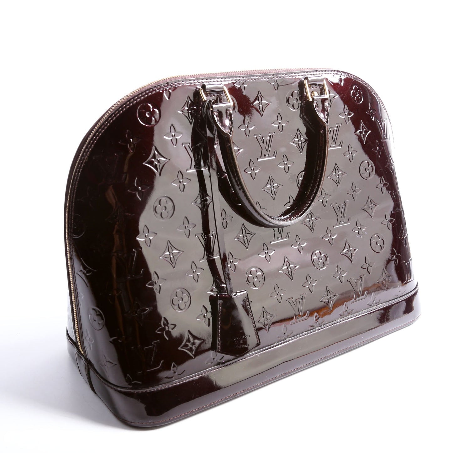 Louis Vuitton Alma GM Vernis Burgundy