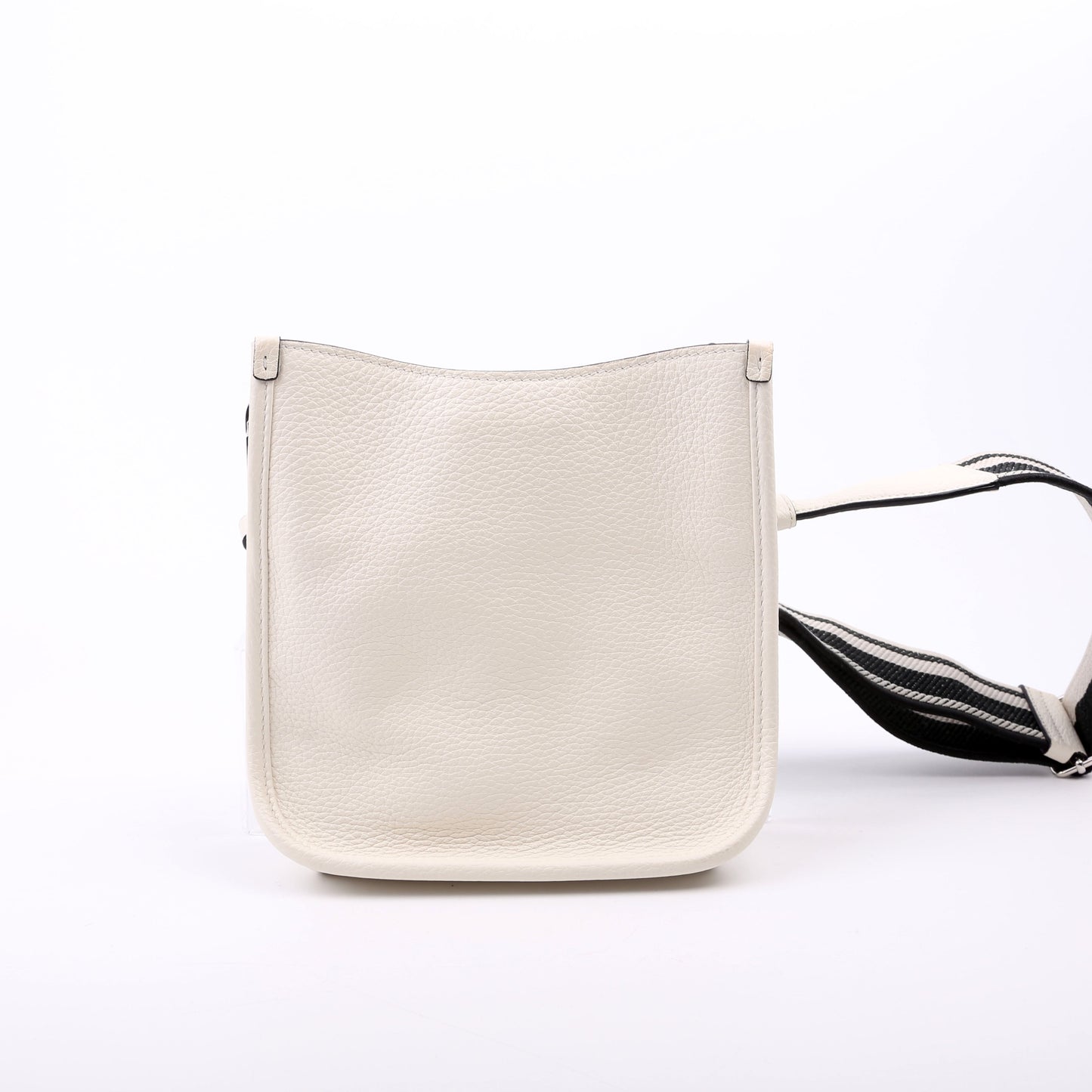 Prada 1BH191 Leather Mini Shoulder White Bag