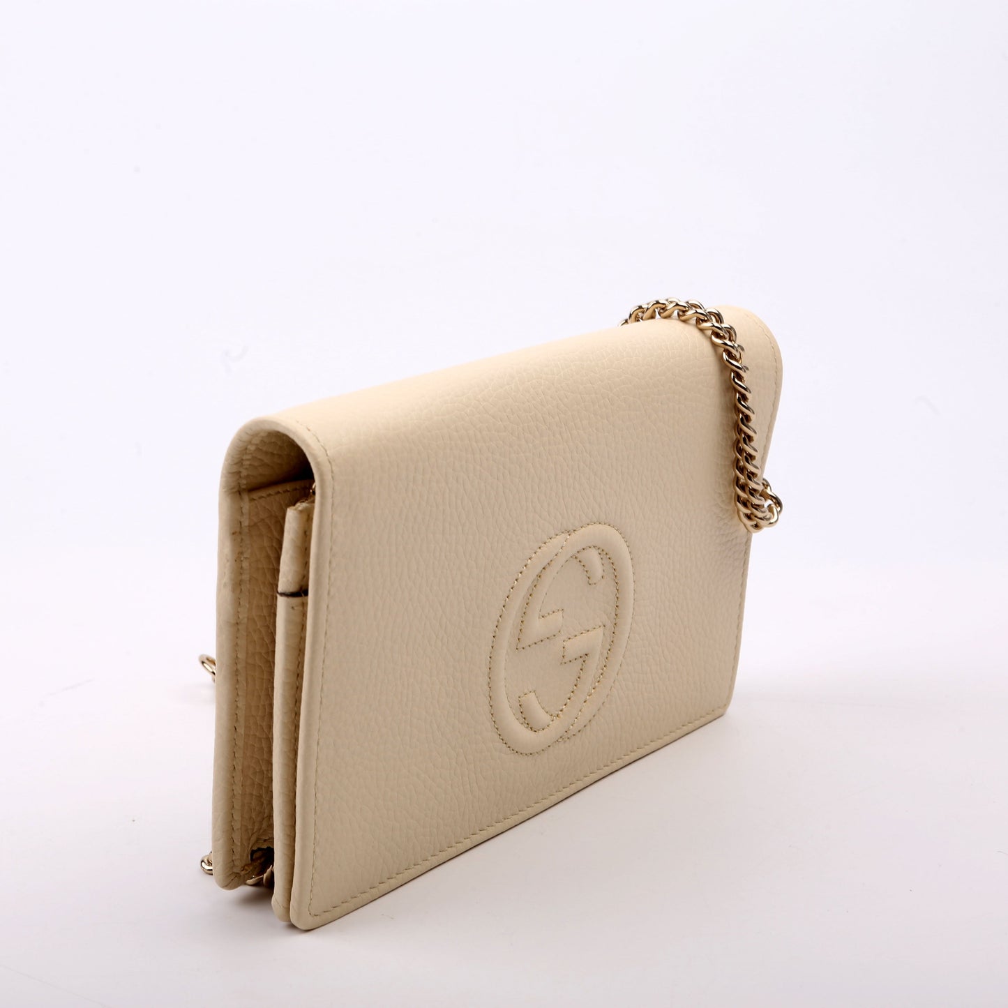 Gucci 598211 Soho WOC Cream Bag