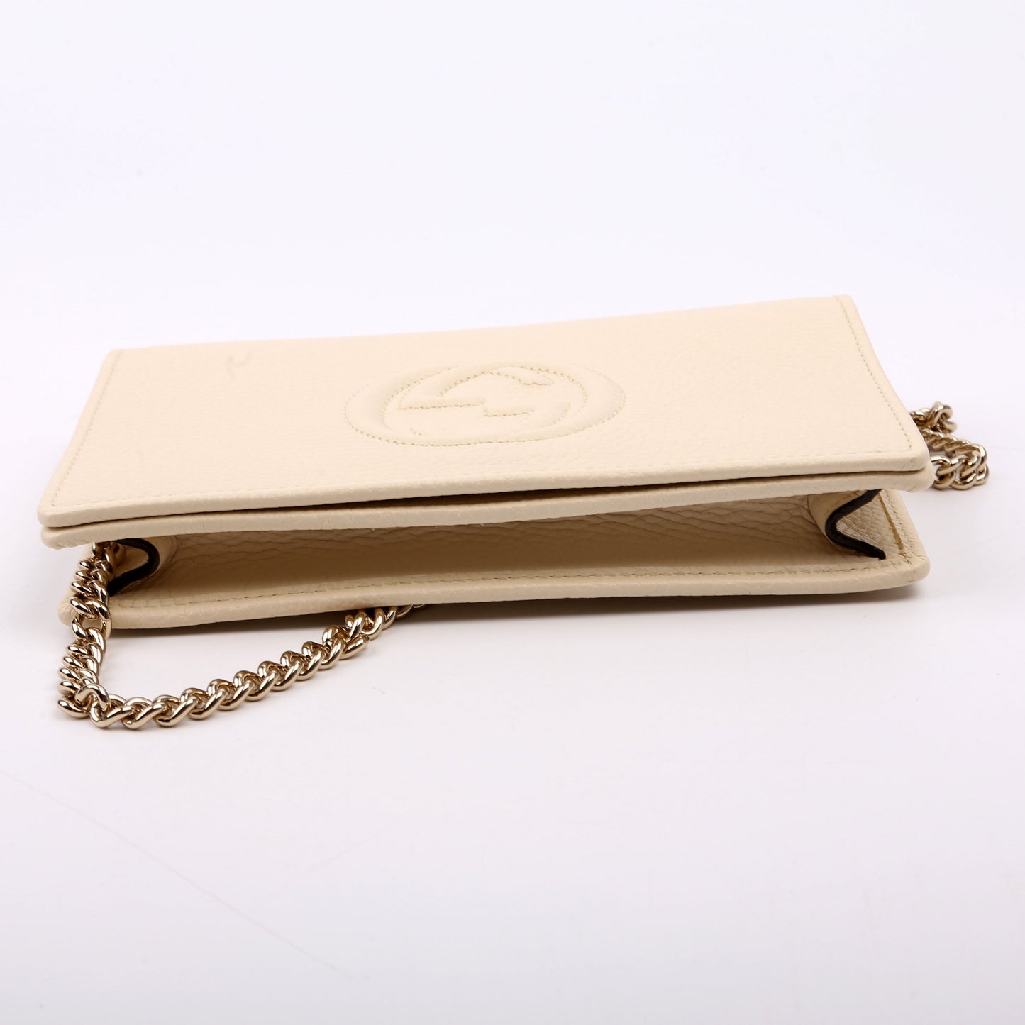 Gucci 598211 Soho WOC Cream Bag