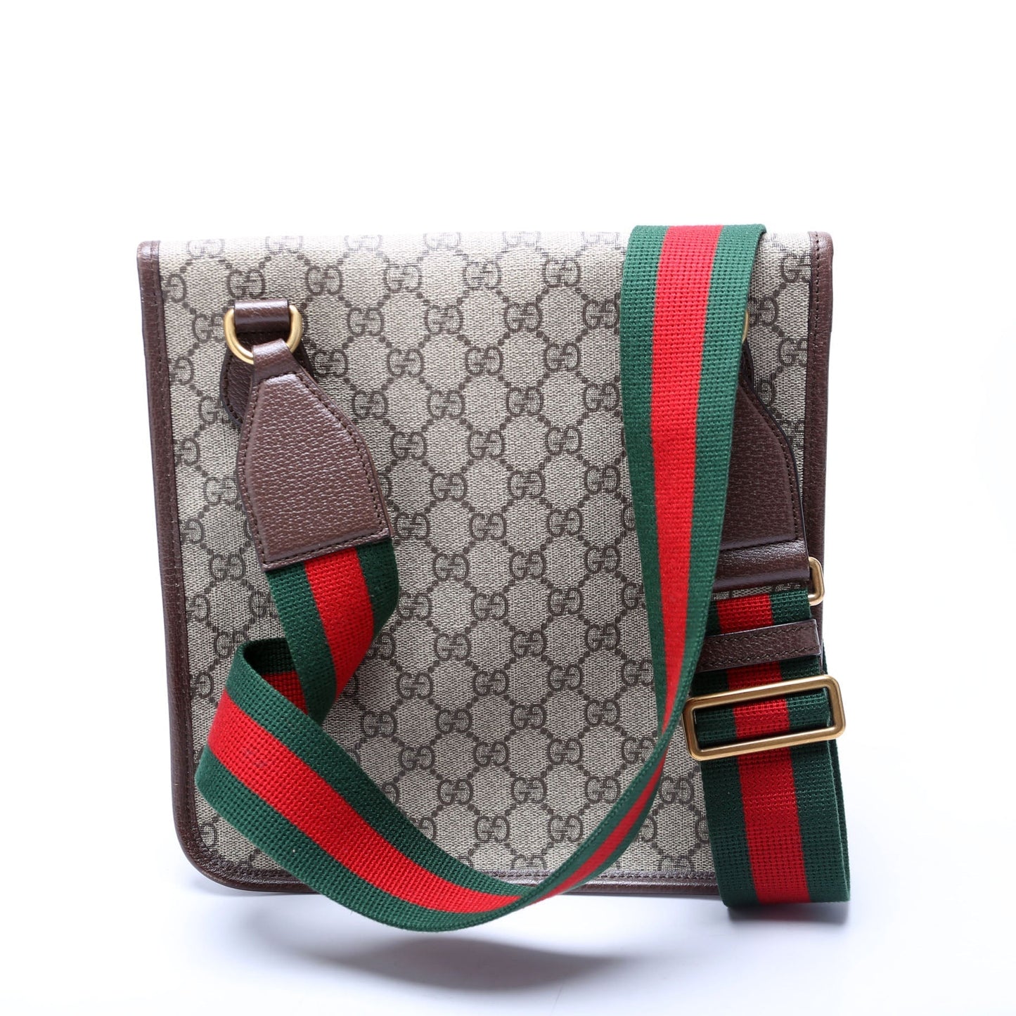Gucci 598604 GG Supreme Neo Vintage Messenger Brown Bag