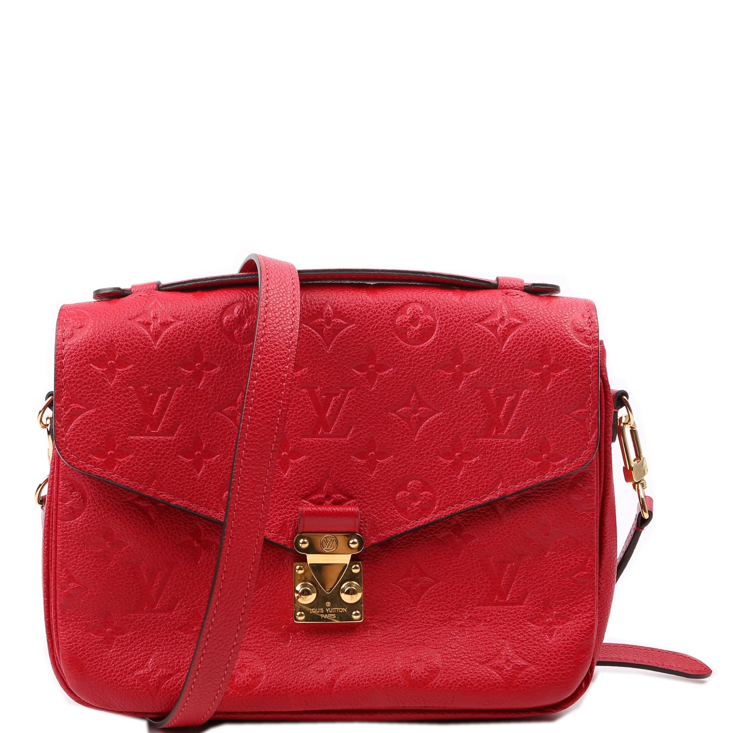 Louis Vuitton Pochette Metis Empreinte Red