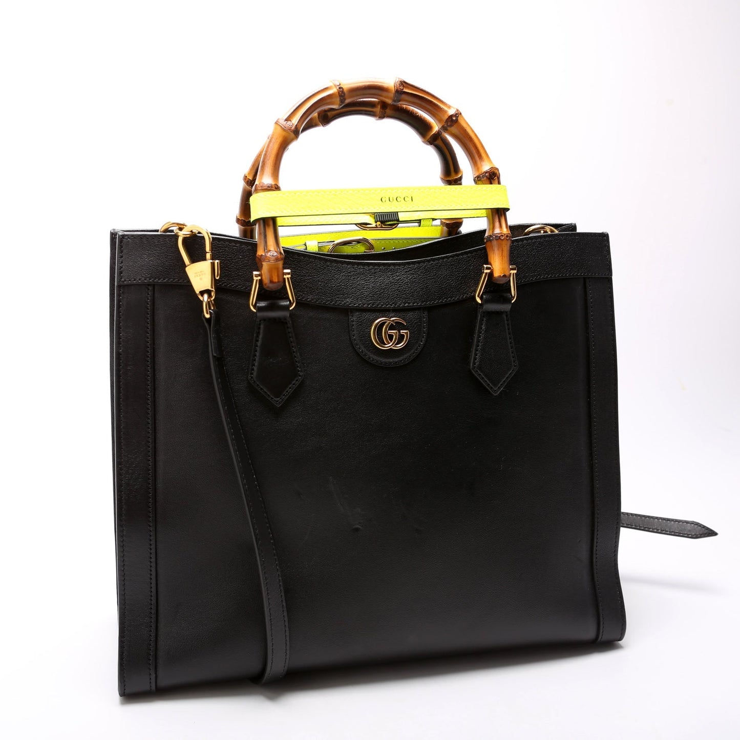 Gucci 655658 Diana Medium Tote Black Bag