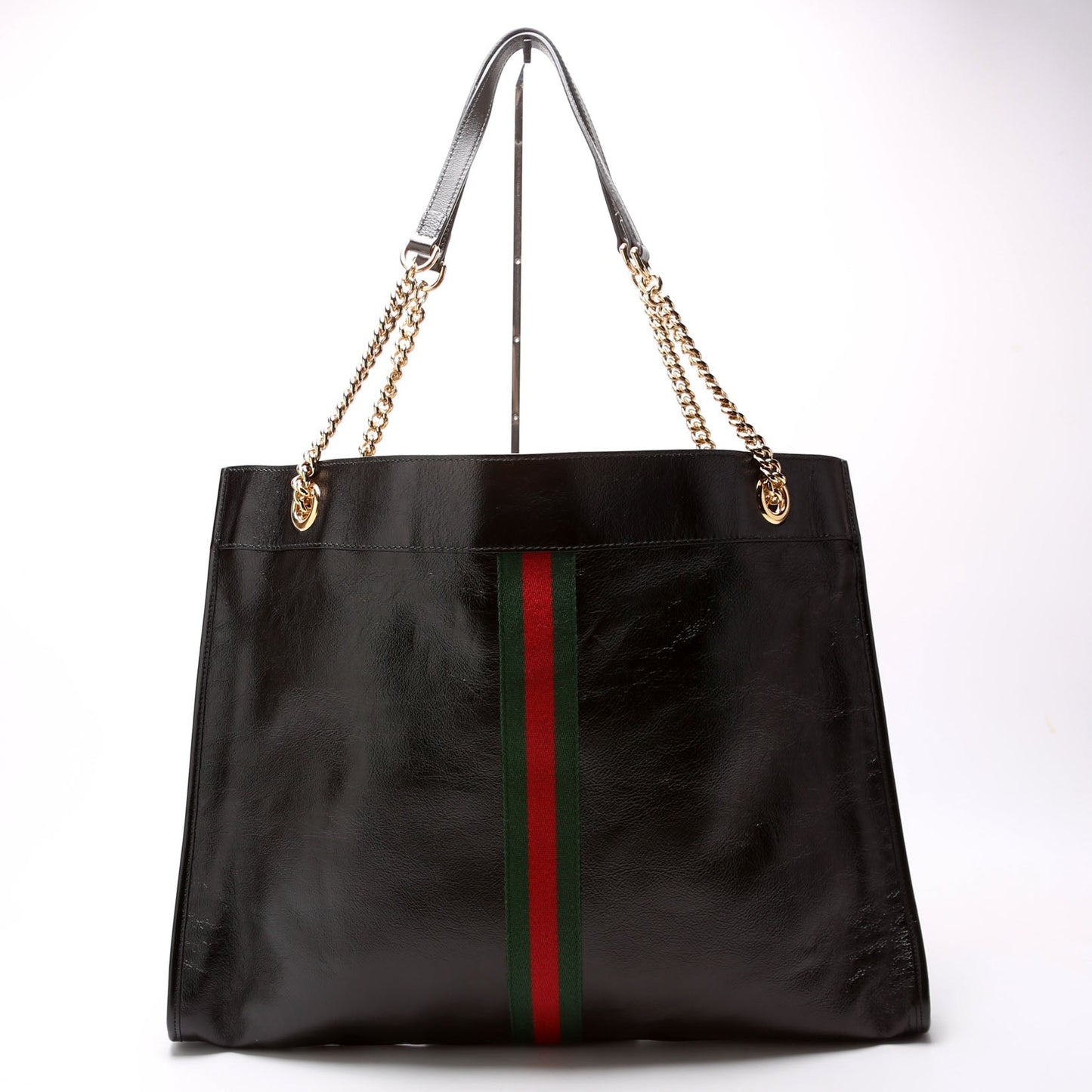 Gucci 537219 Rajah Tote Leather Black Bag