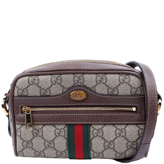 Gucci 5173650 GG Supreme Mini Ophidia Bag