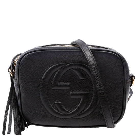 Gucci 308364 Soho Disco Crossbody Black Bag
