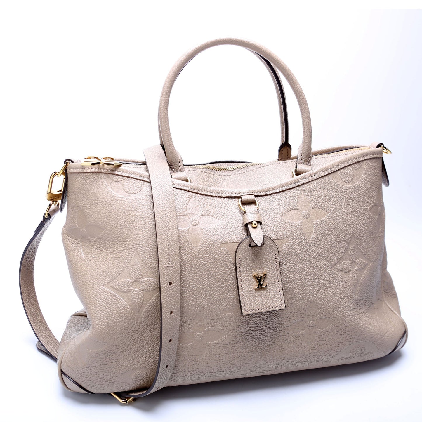 Louis Vuitton Trianon MM NM Giant Empreinte Turtledove