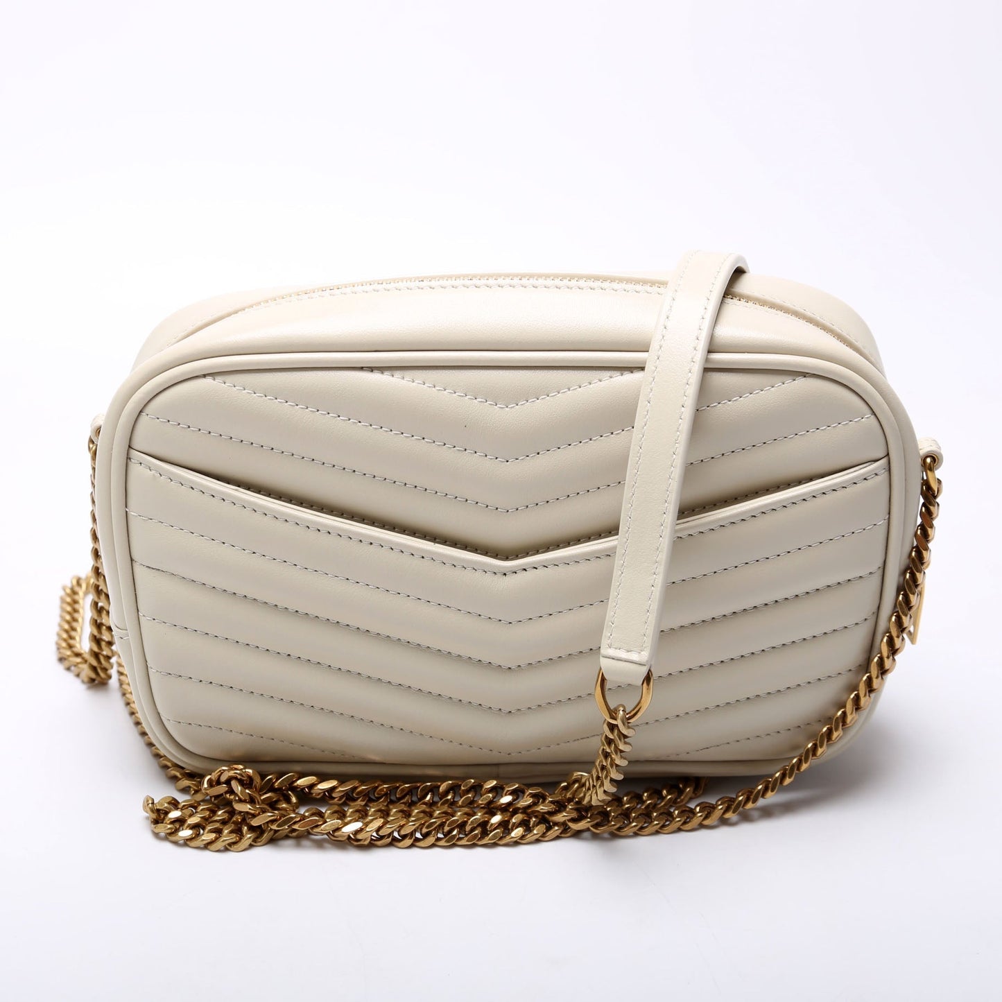 Saint Laurent Lou Camera Mini 748849 Cream Bag