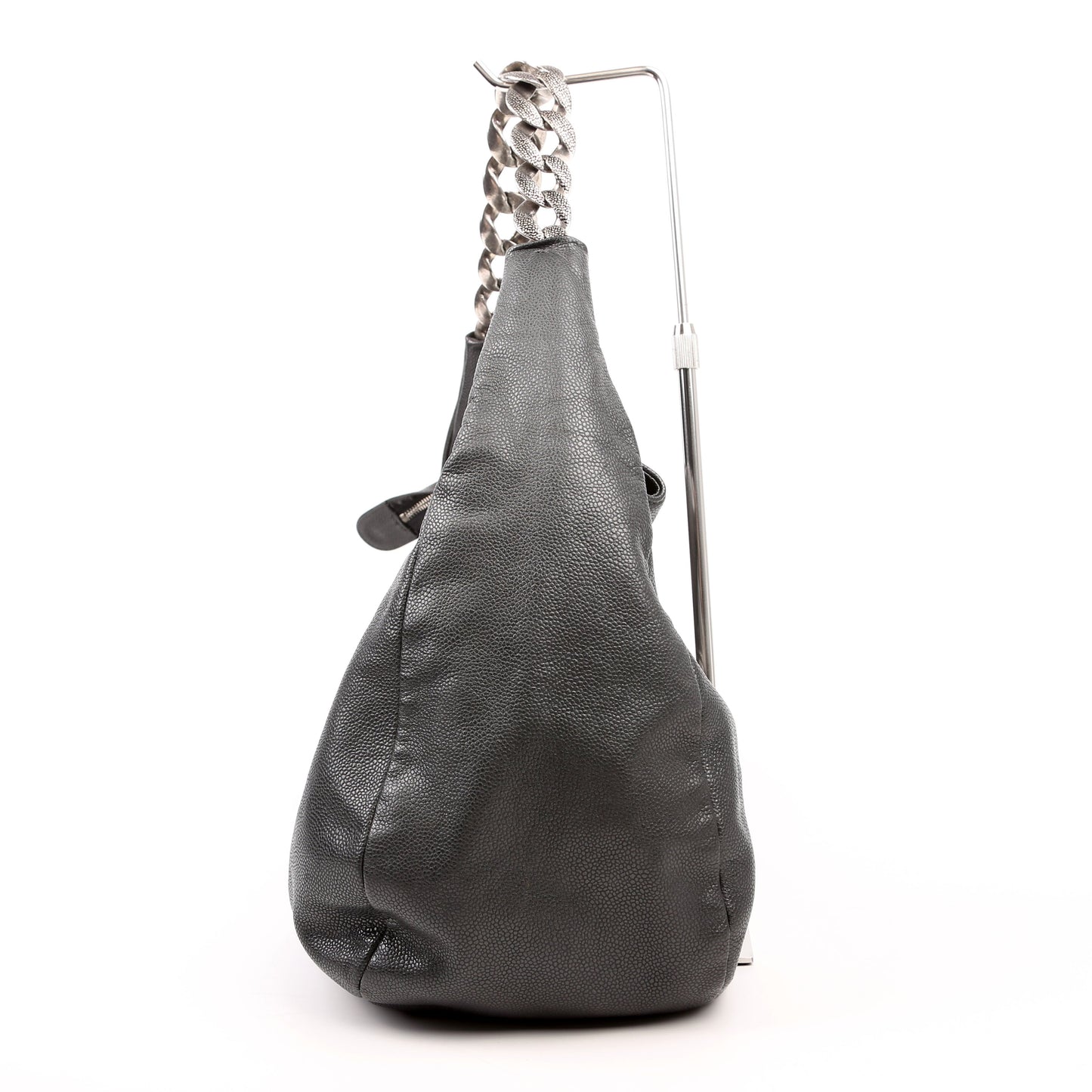 Chanel 31 Caviar Hobo Grey Bag
