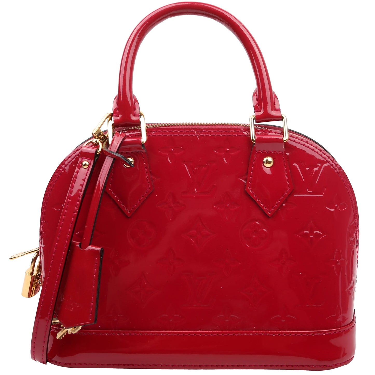 Louis Vuitton Alma BB Vernis Berry