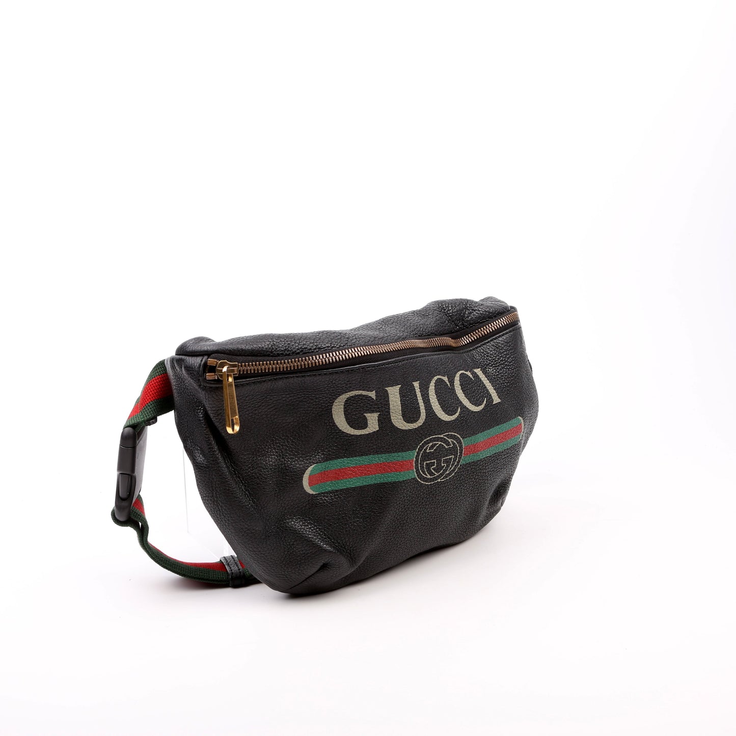 Gucci 493869 Retro Belt Medium Black Bag