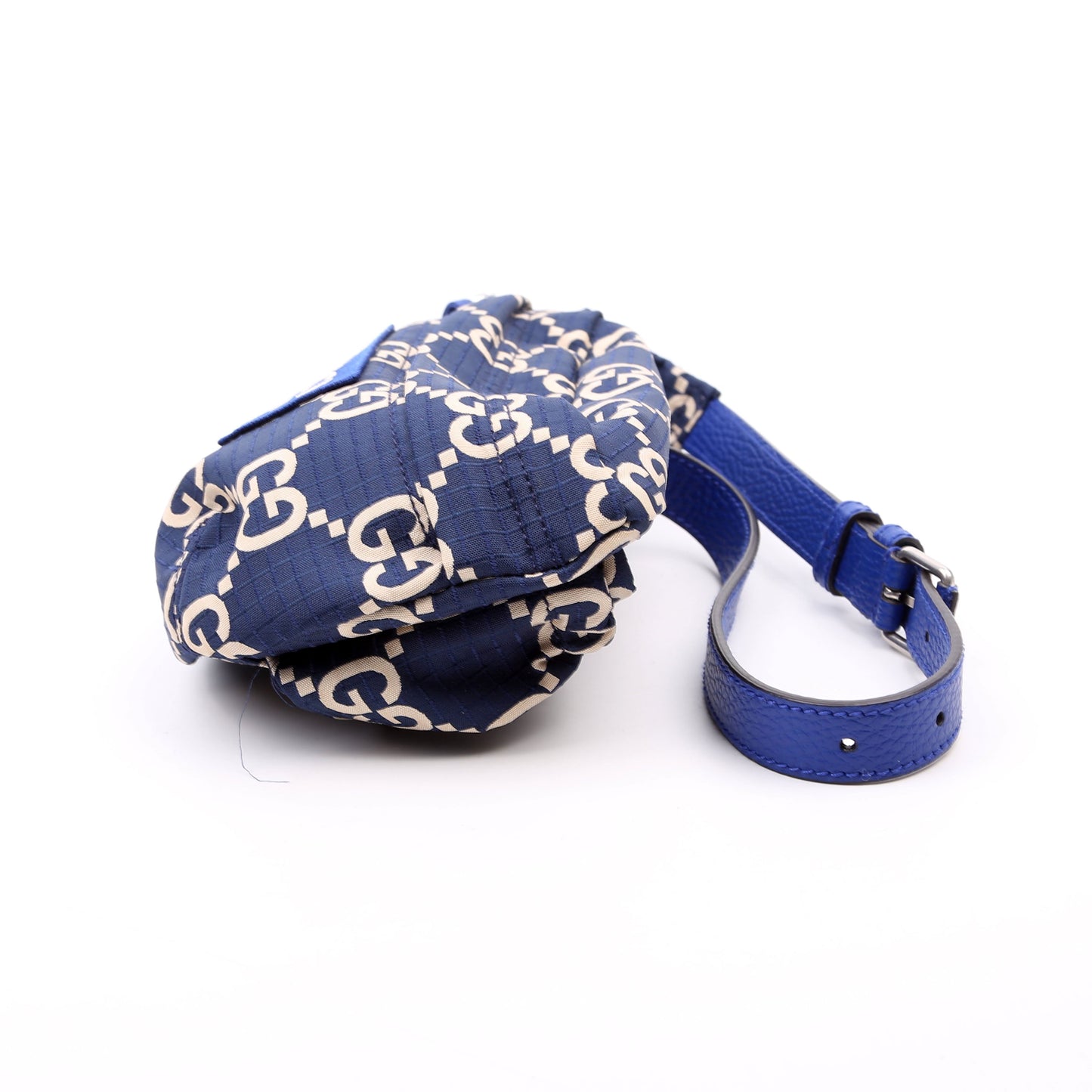 Gucci 767934 Ripstop Nylon Belt Blue Bag