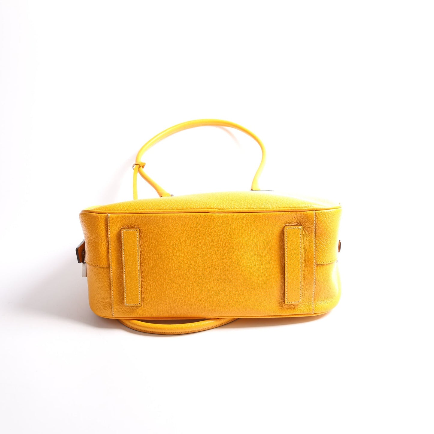 Prada Cinghialge Sport Bowler Vintage Yellow Bag