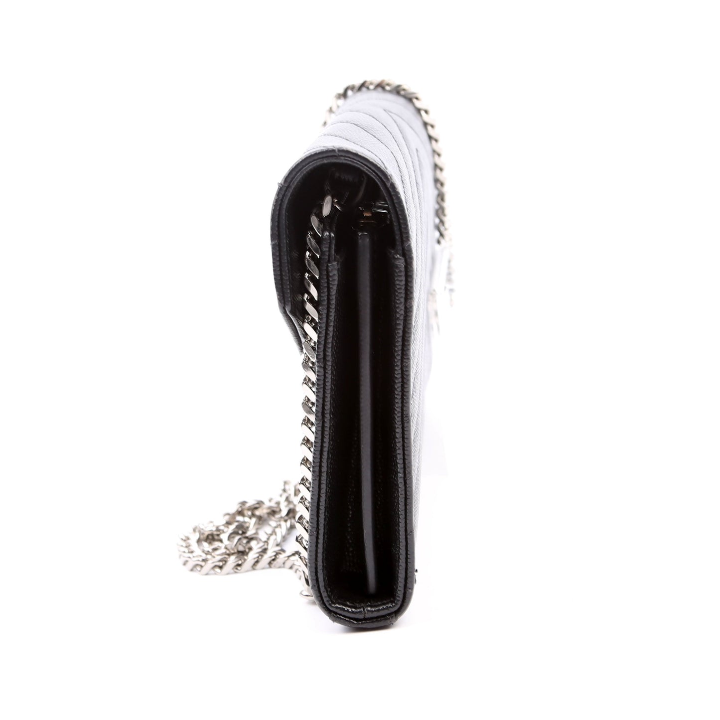 Saint Laurent Grain De Chain Wallet Black Bag