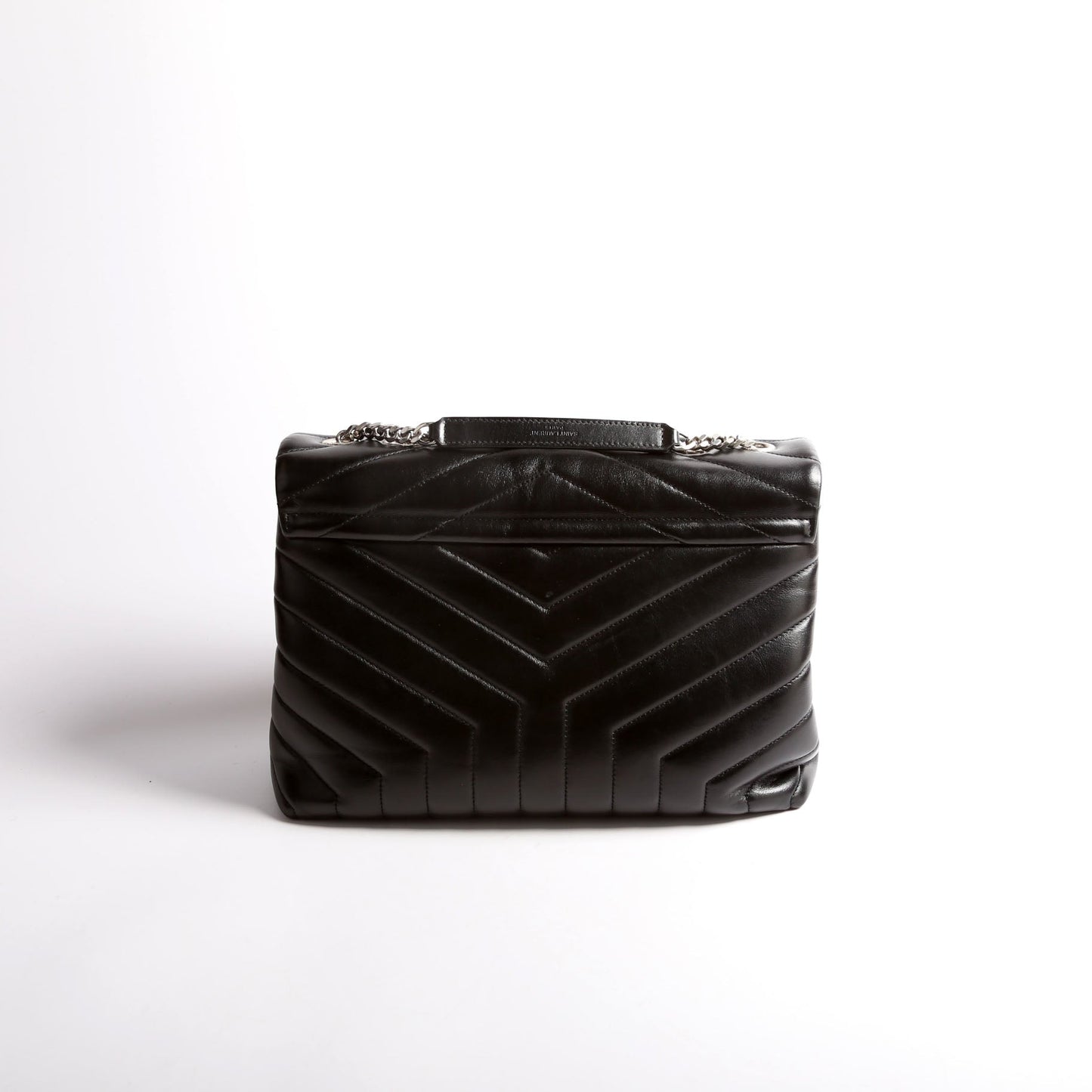 Saint Laurent LouLou Satchel Medium 487216 Black Bag