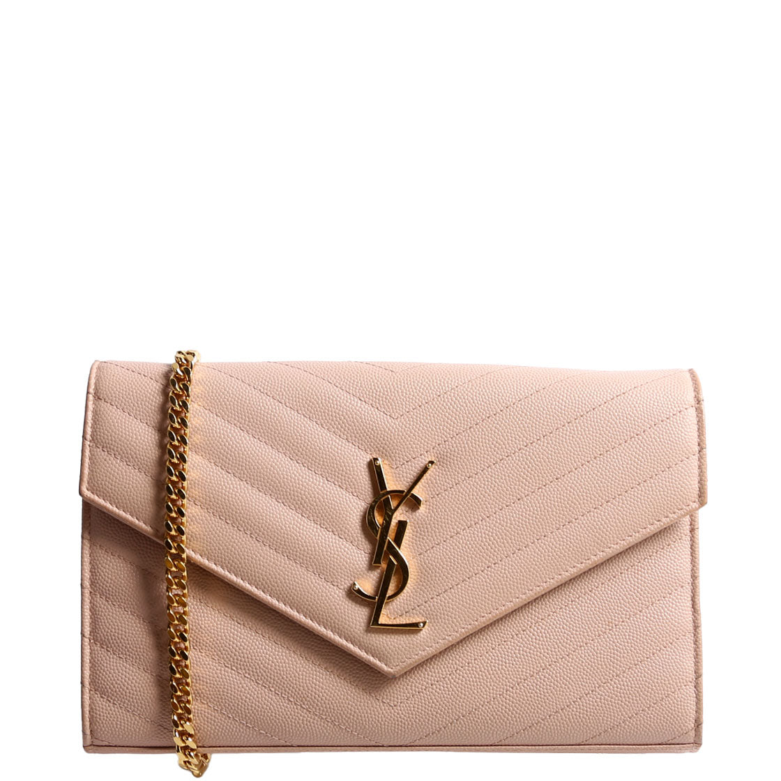 Saint Laurent Grain De Wallet 377828 Pink Bag