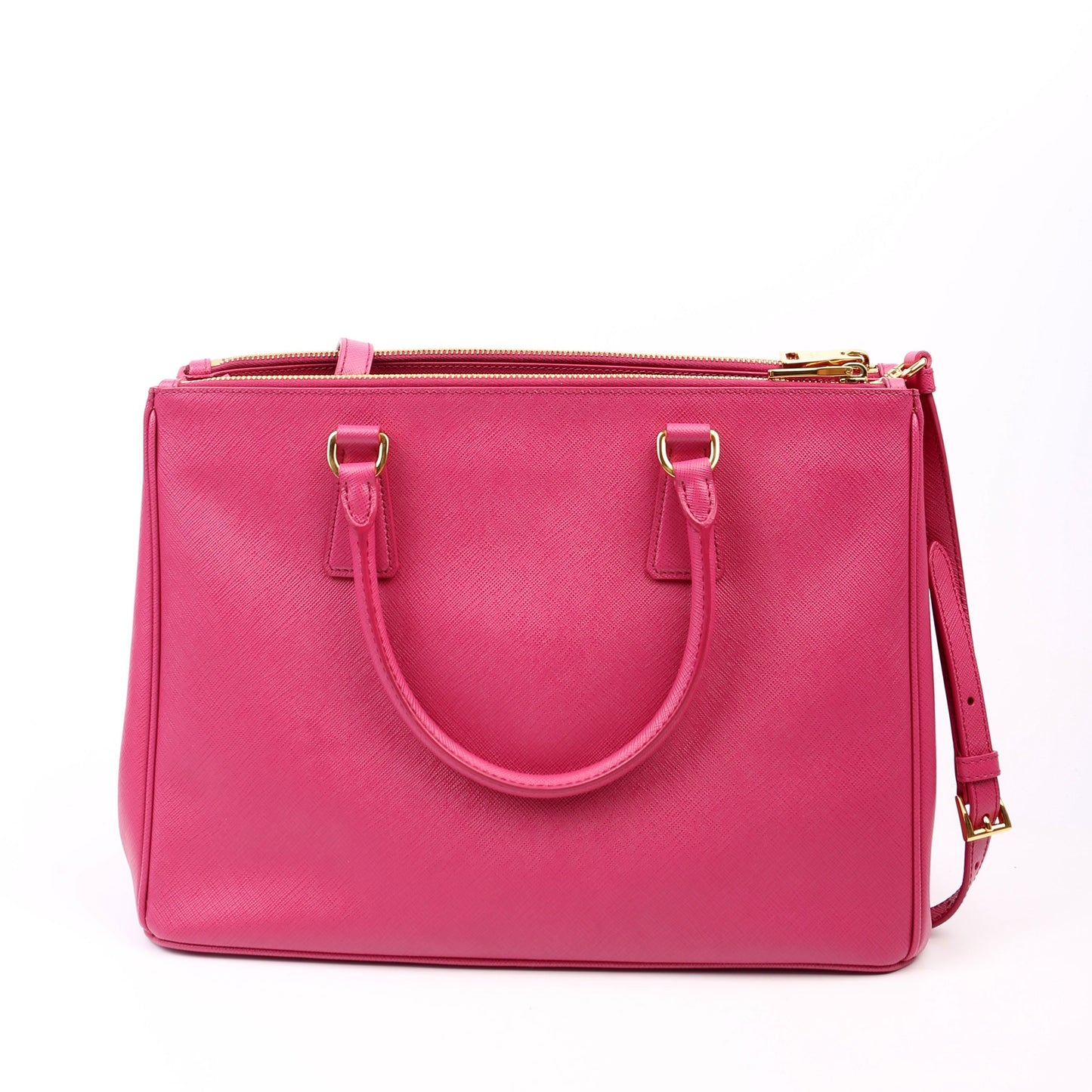 Prada Saffiano Lux Medium Galleria Pink Bag