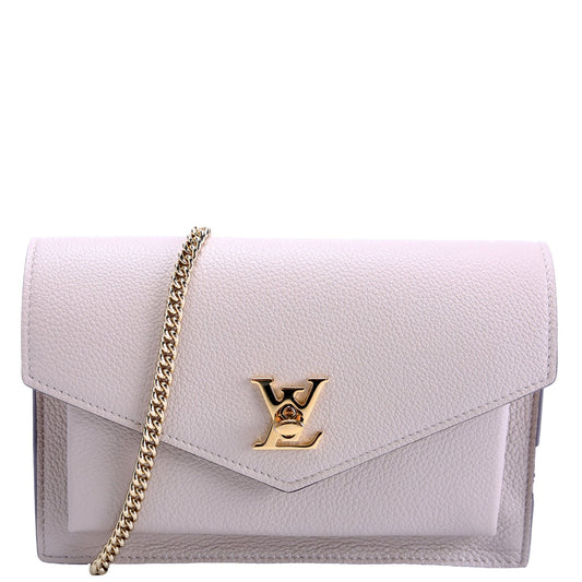 Louis Vuitton Mylockme Chain Pochette Greige/Gold