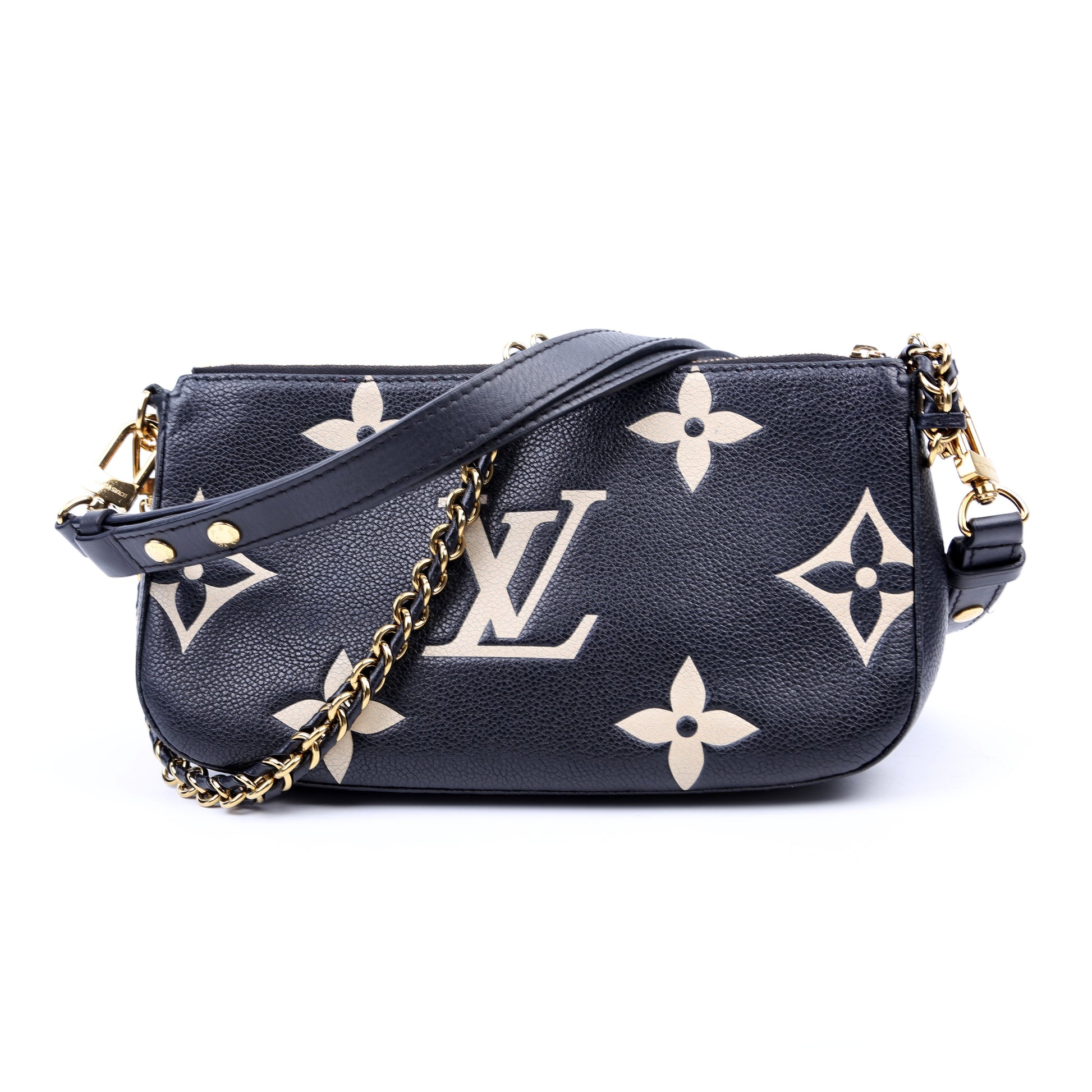 Louis Vuitton Multi Pochette Bicolor Empreinte Black/Beige