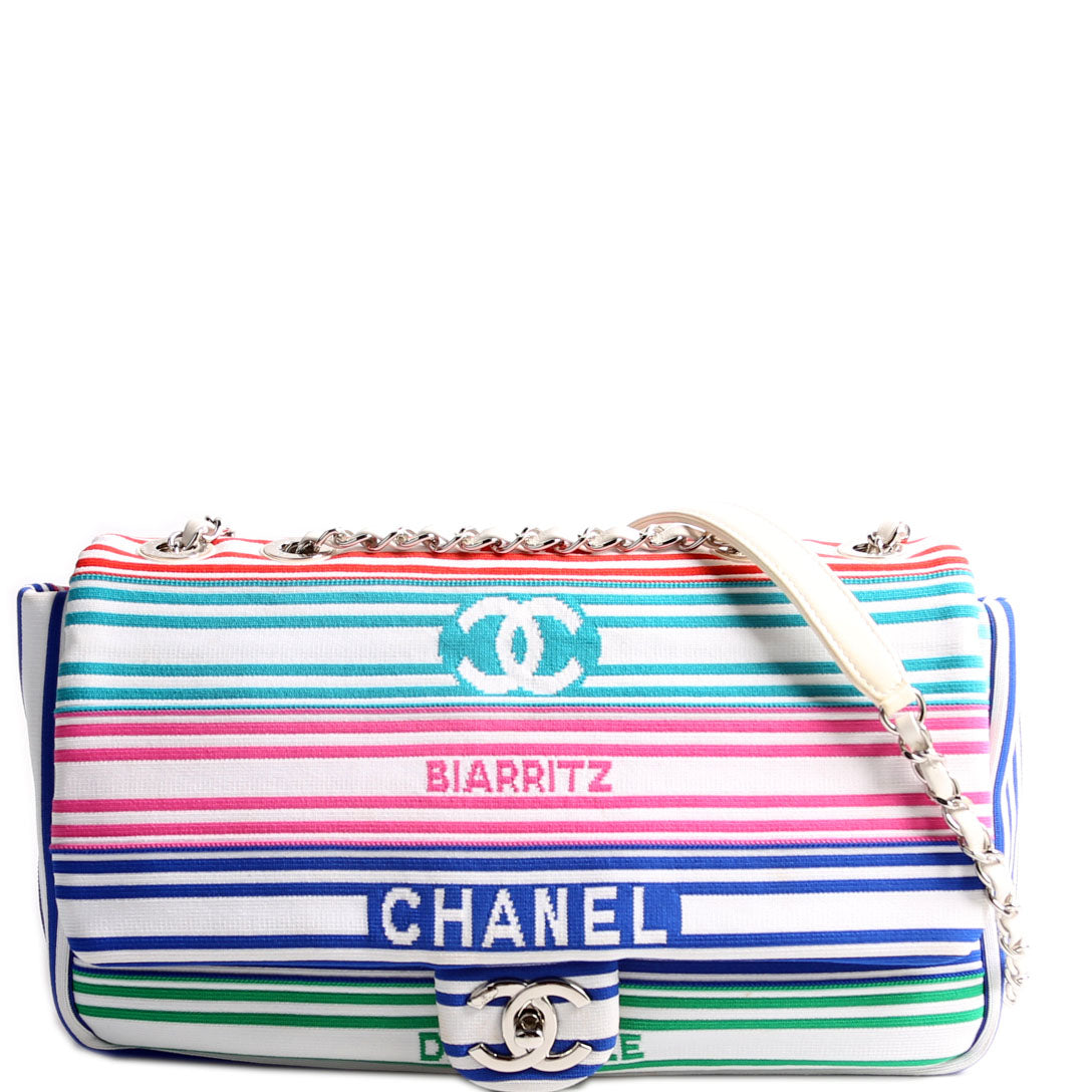 Chanel Venise Biarritz Flap Mixed Fibers Lambskin 27M Bag
