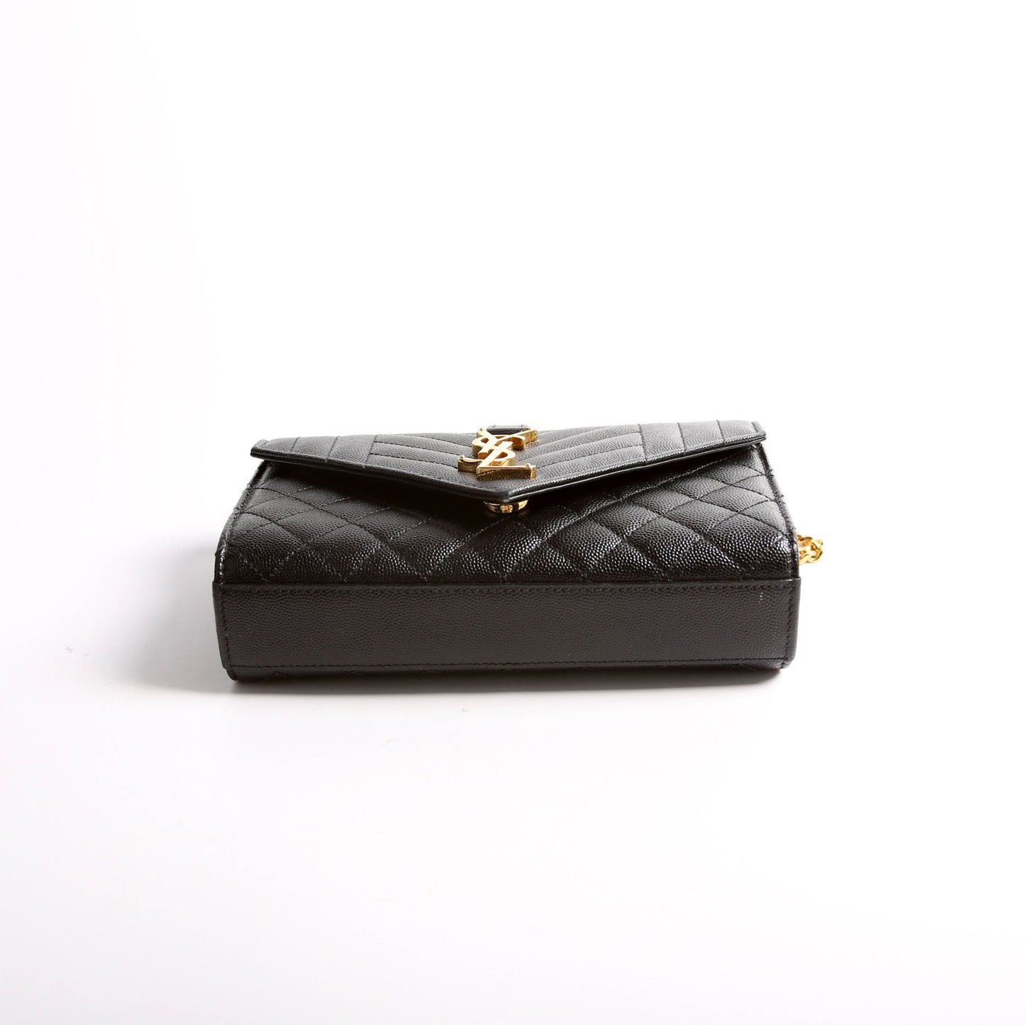 Saint Laurent Envelope Small Triquilt 600195 Black Bag