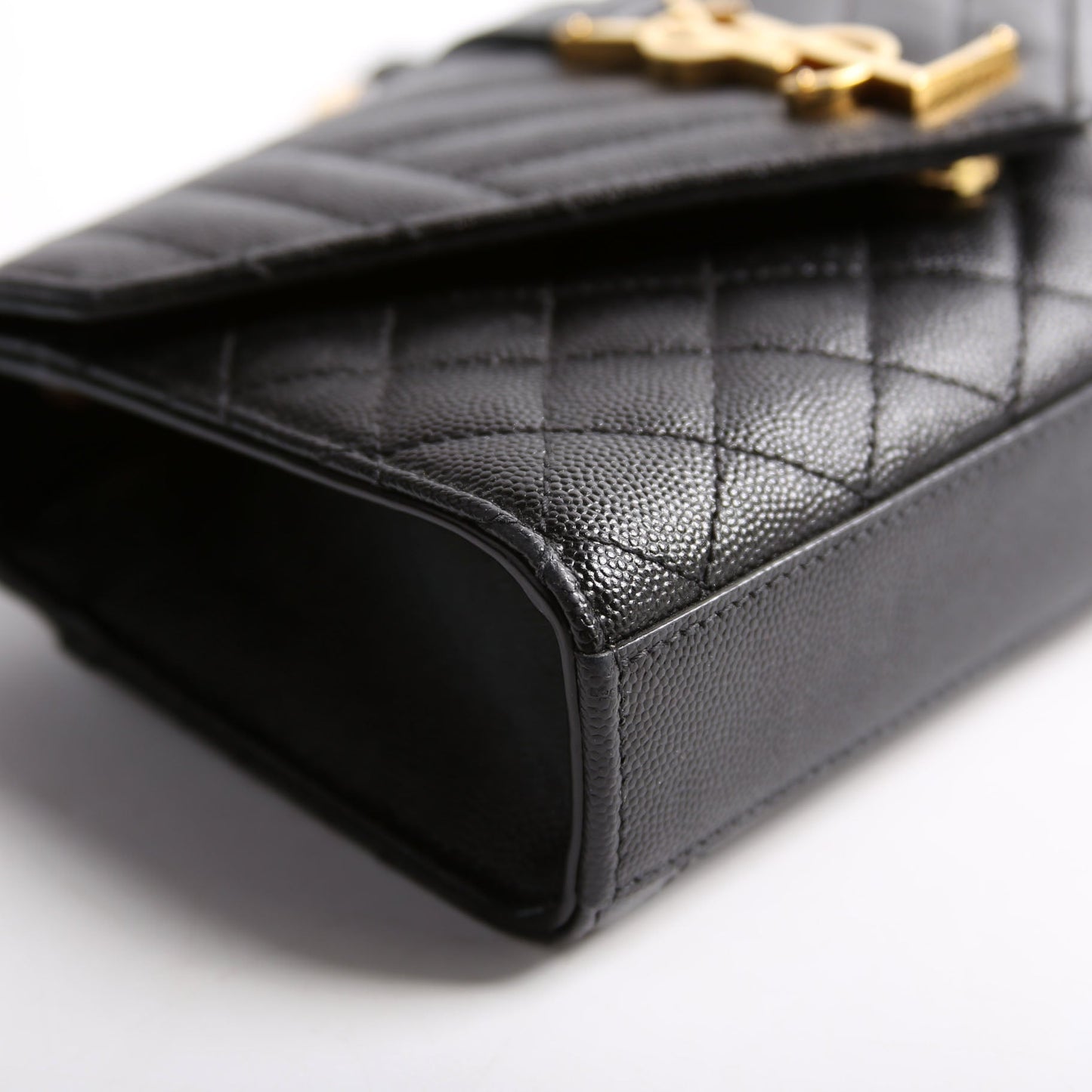 Saint Laurent Envelope Small Triquilt 600195 Black Bag
