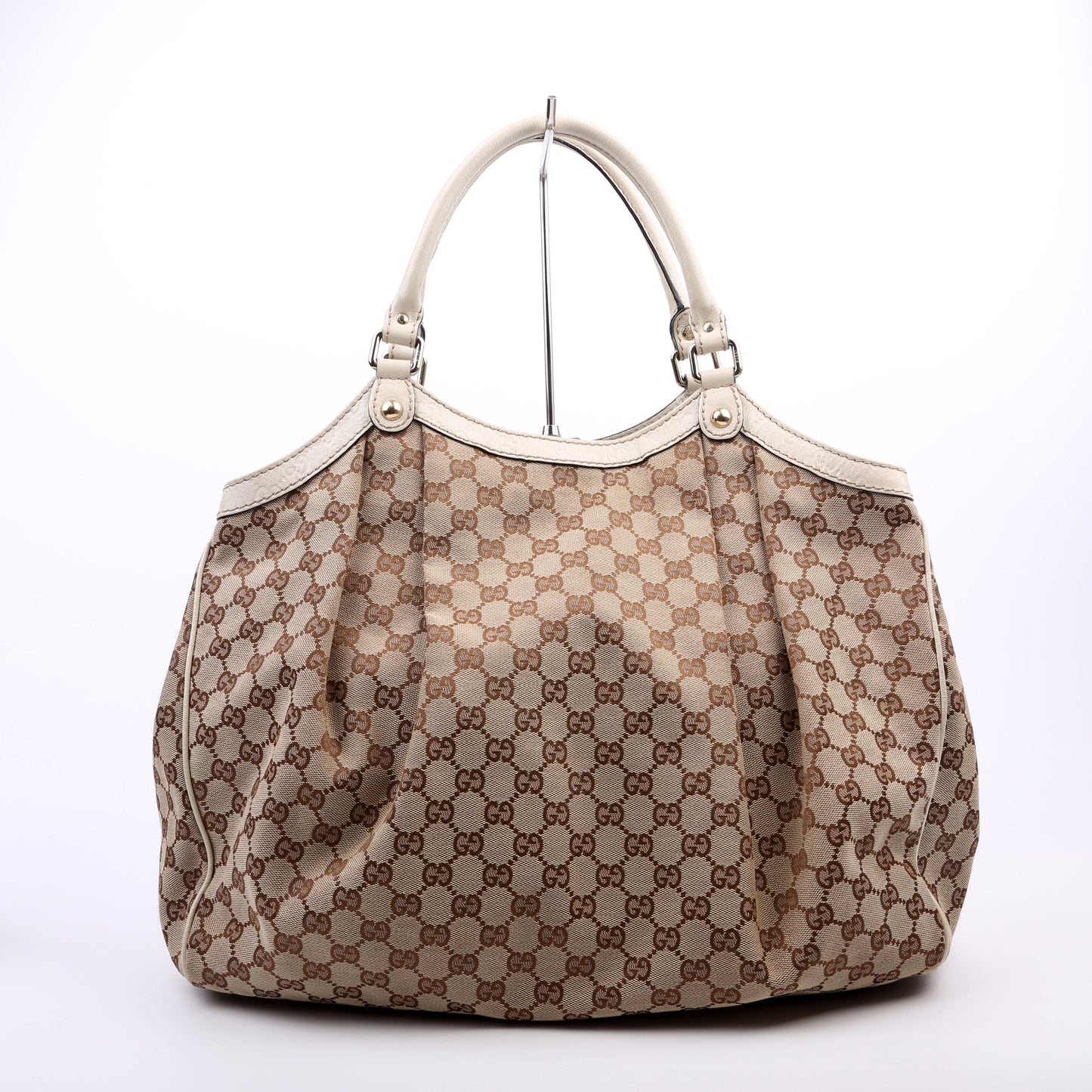 Gucci 211943 Sukey GG Canvas Large Bag