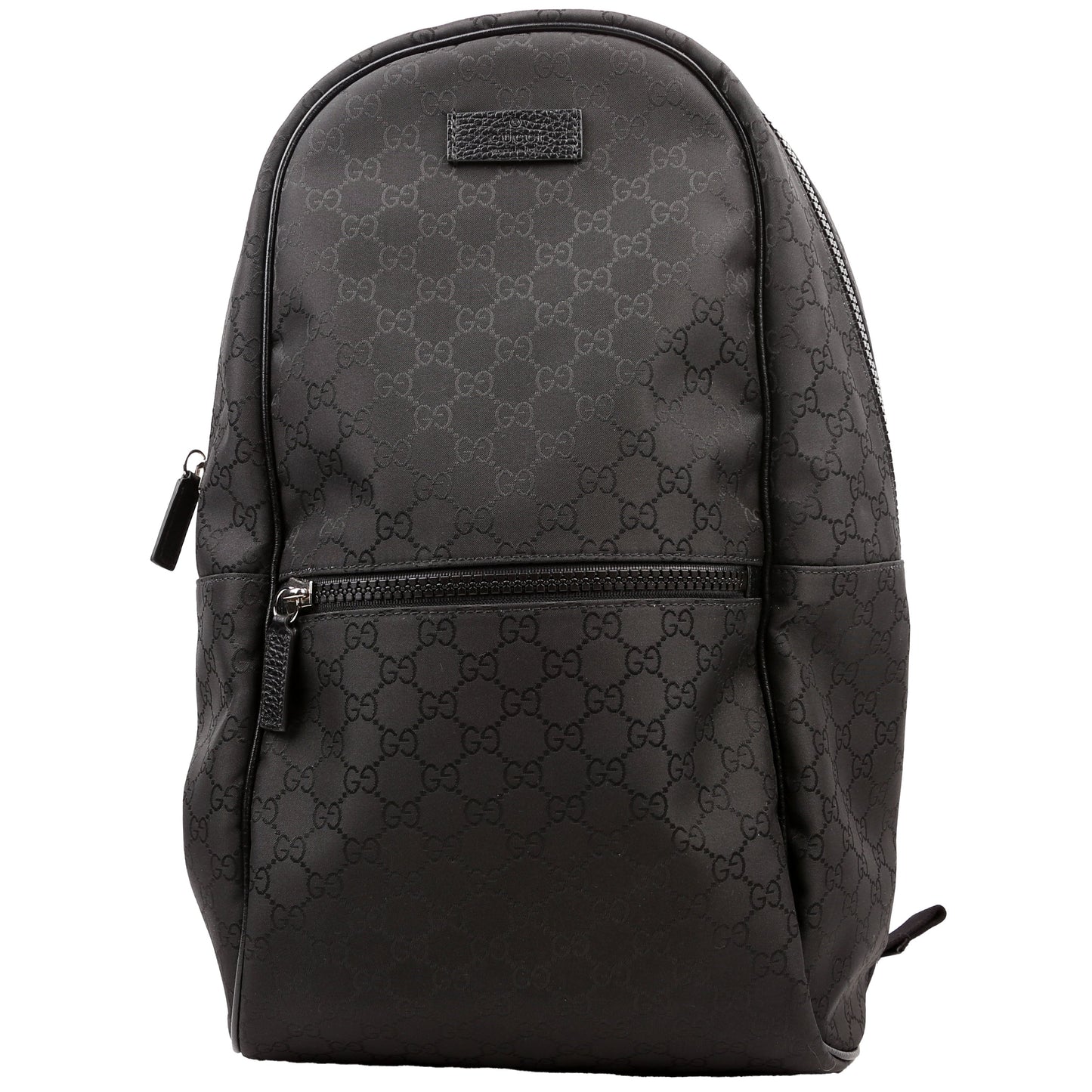 Gucci 449181 GG Nylon Slim Backpack Black Bag