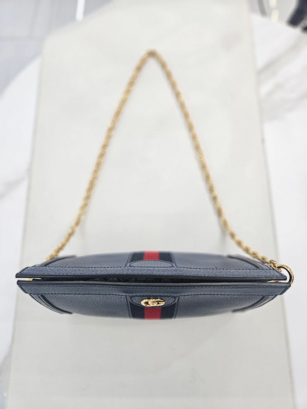 Gucci Chain Leather Crossbody