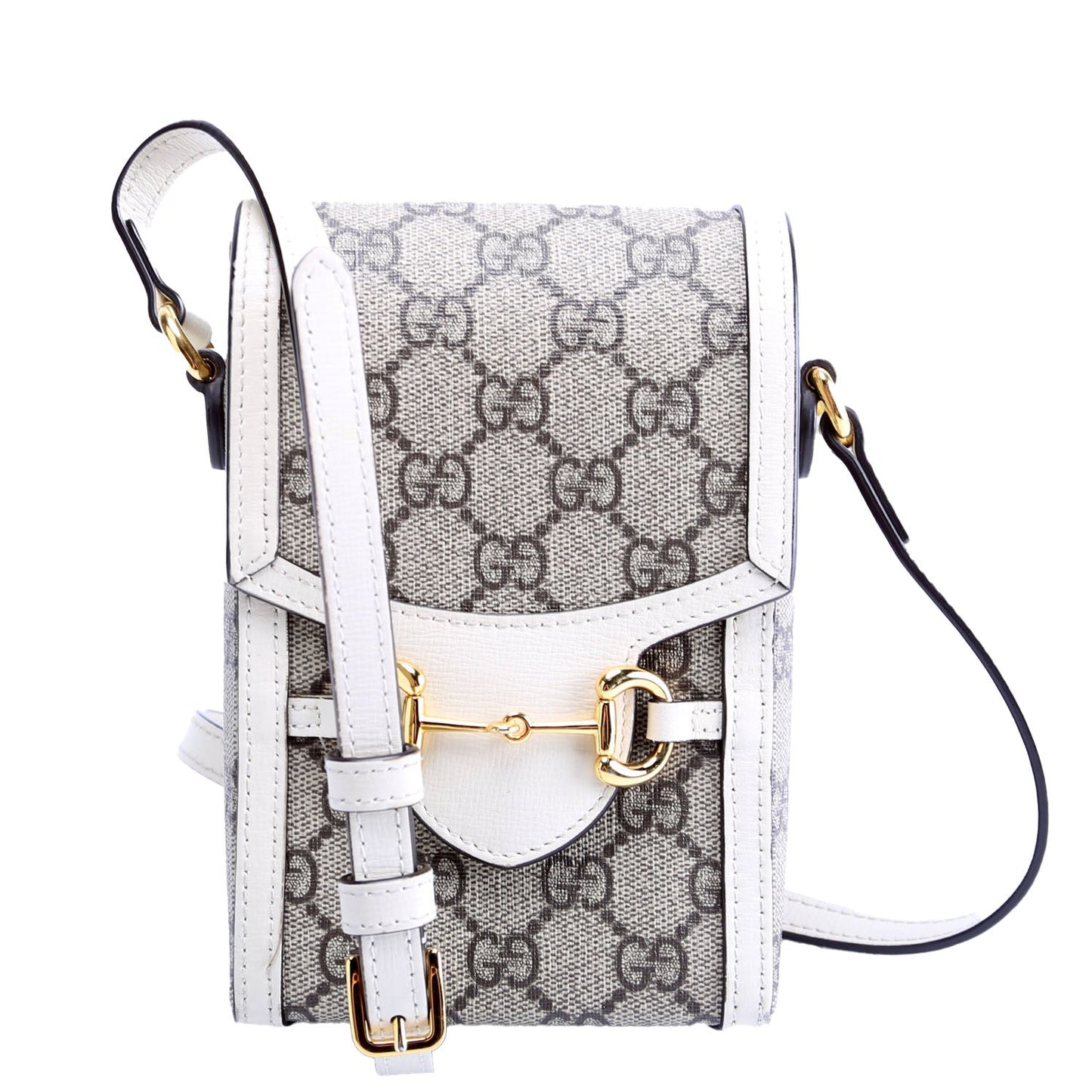 Gucci 625615 Horsebit 1955 GG Supreme Mini Bag