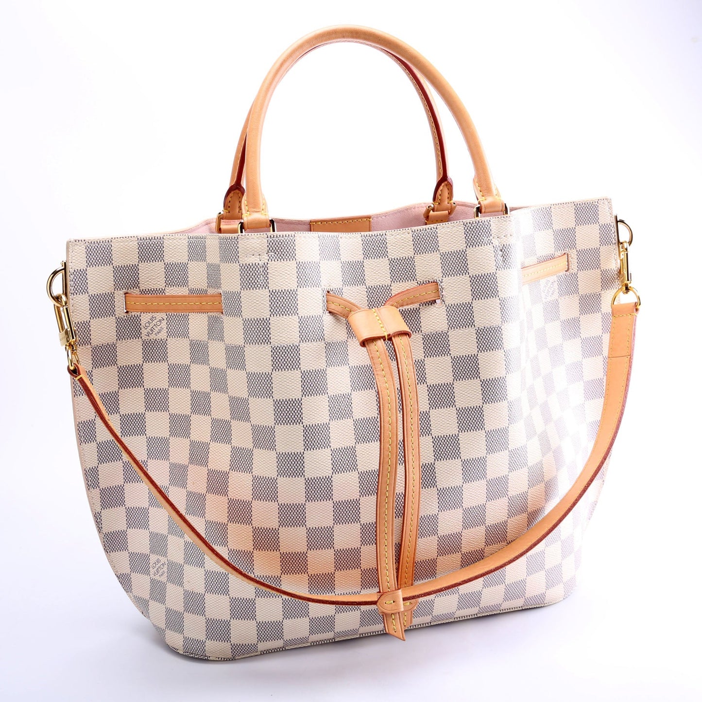 Louis Vuitton Girolata Damier Azur Pink