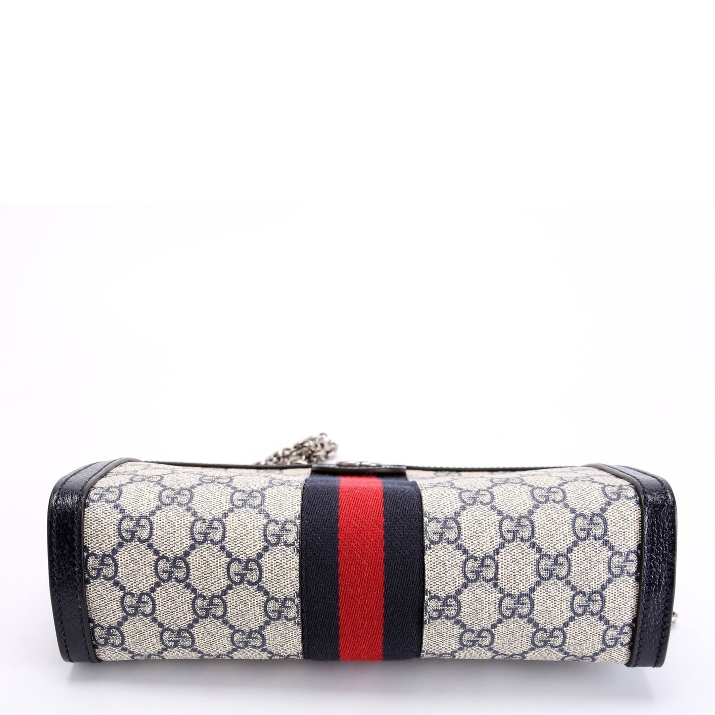 Gucci 503877 GG Supreme Ophidia Small Chain Blue/Red/Beige Bag