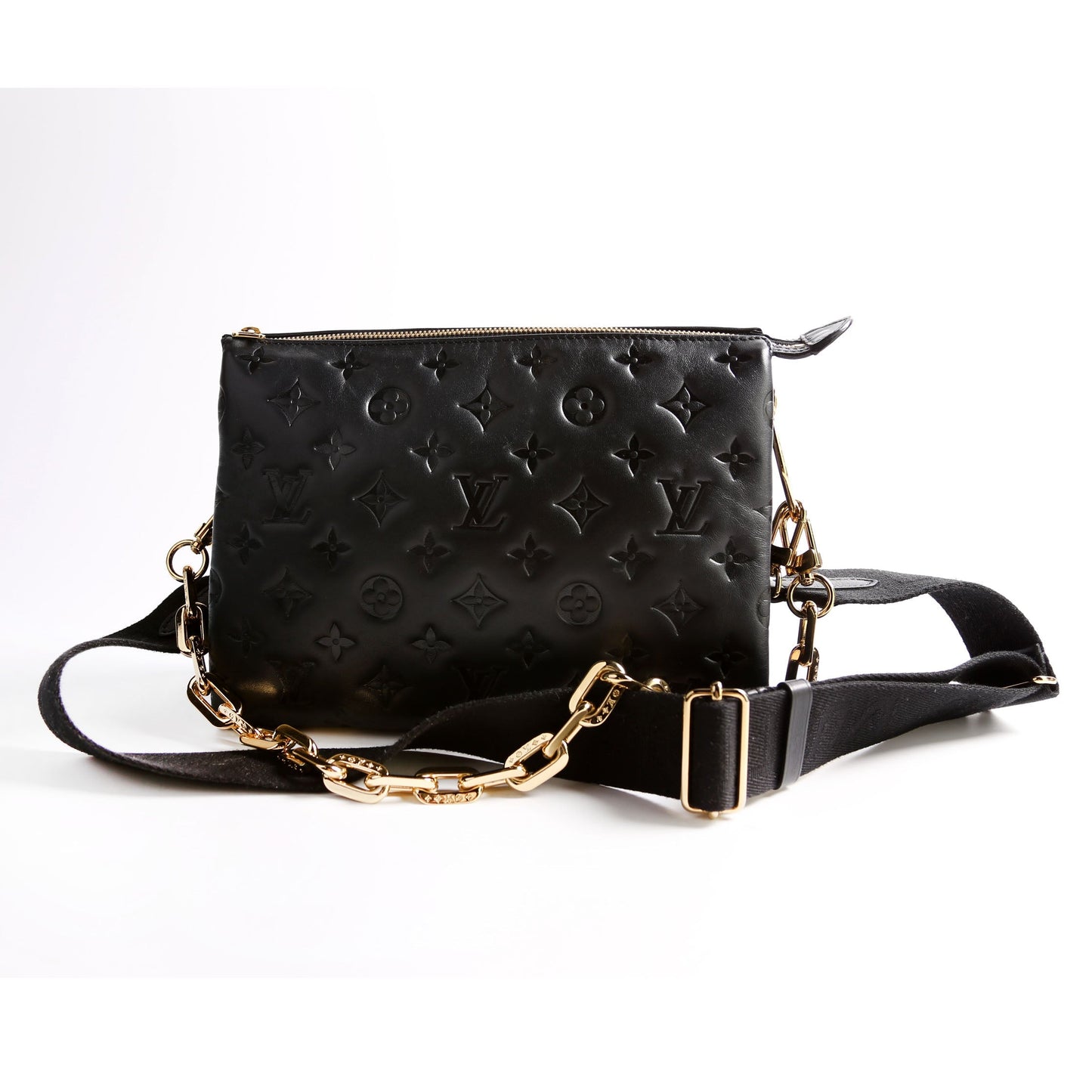 Louis Vuitton Coussin PM Lambskin Black/Pink