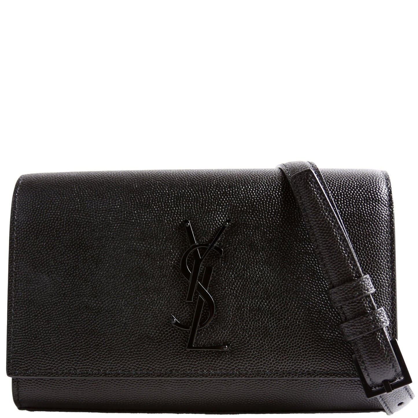 Saint Laurent Kate Belt Grain Black Bag