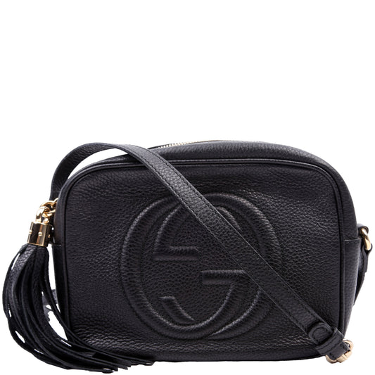 Gucci 308364 Soho Disco Crossbody Black Bag