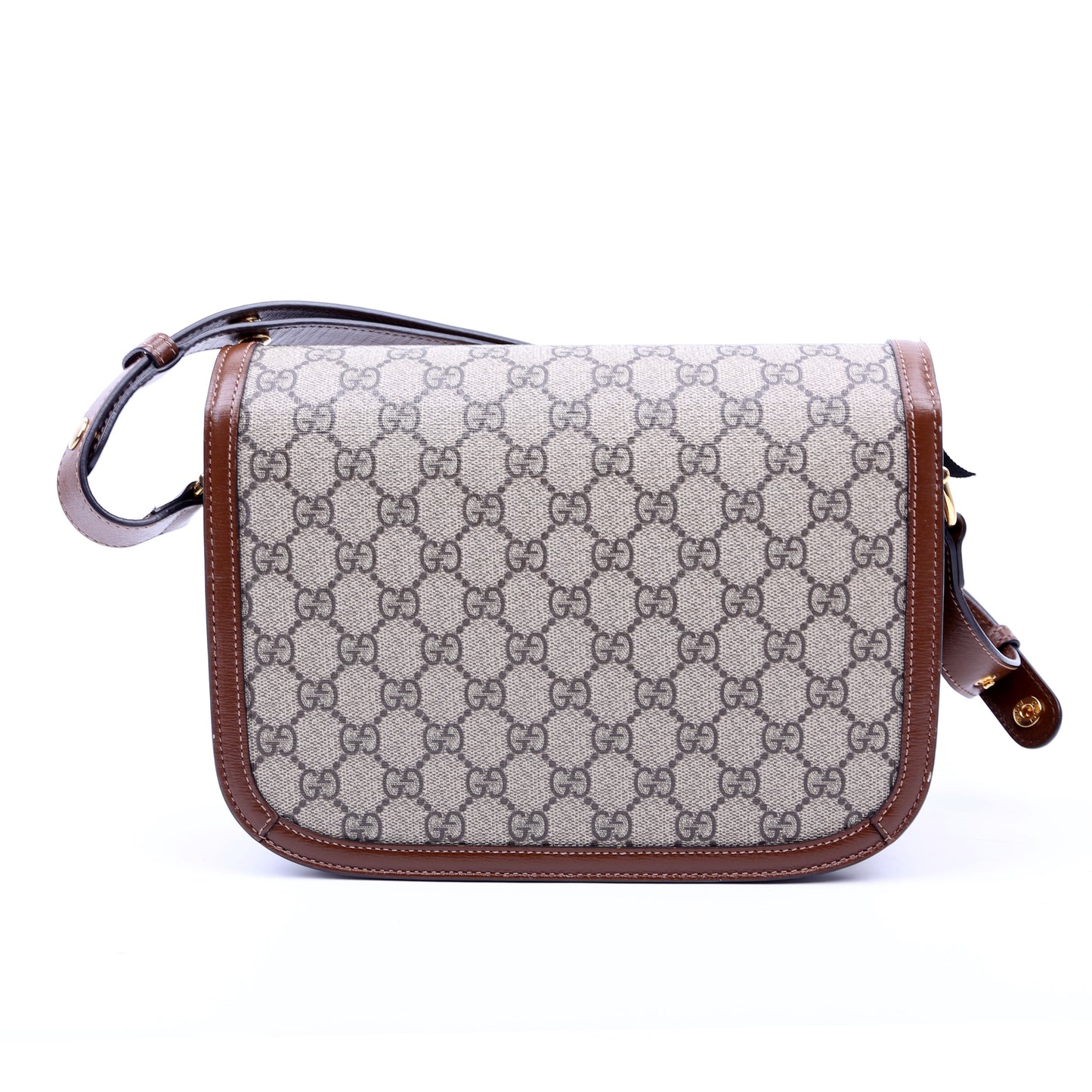 Gucci 602204 Horsebit Shoulder Brown Bag
